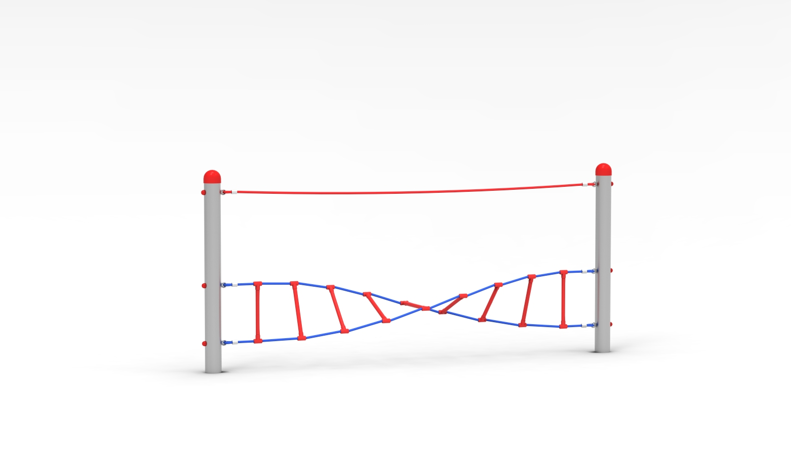 Edelstahlparcours "Spiralleiter"