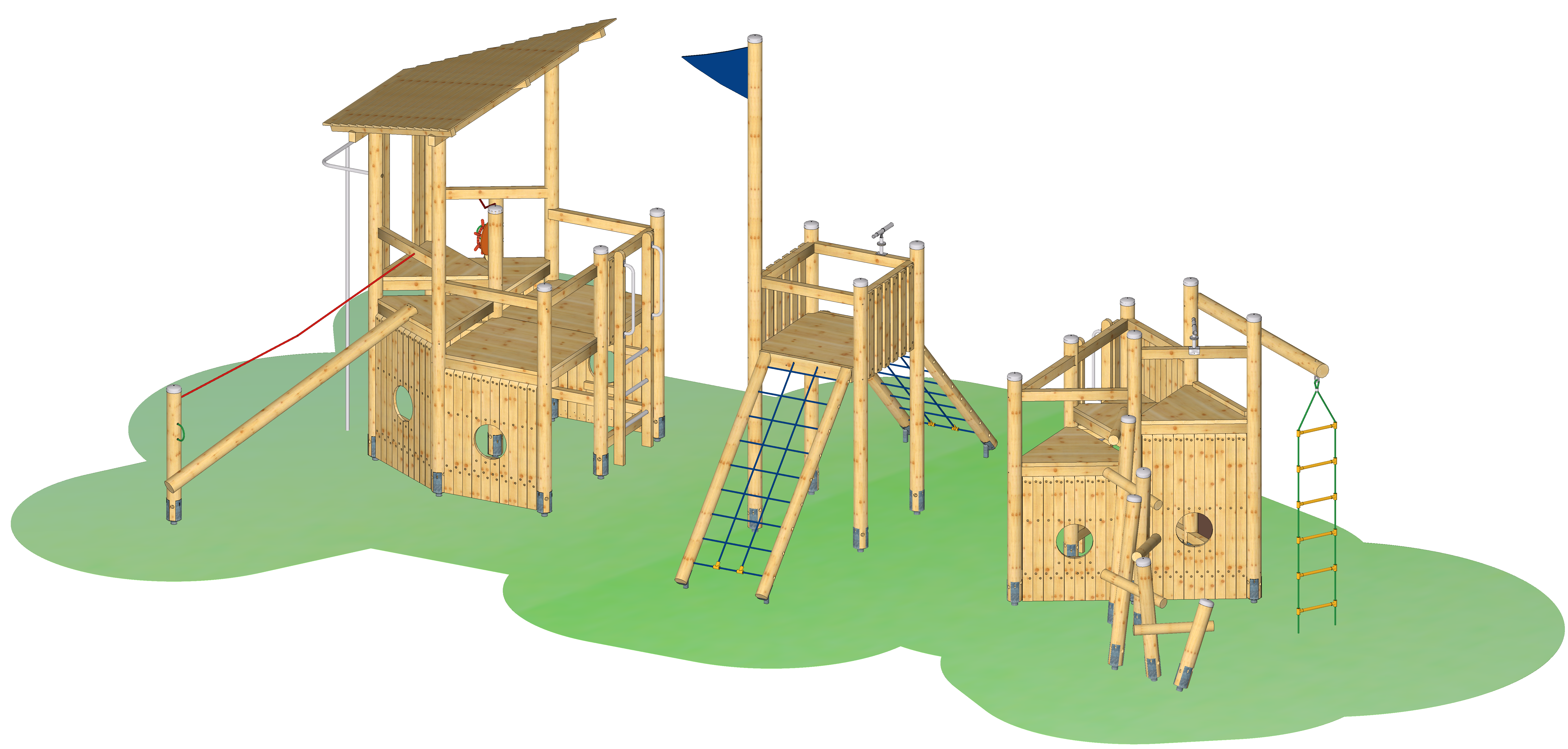 Spielkombination "Spielschiff Augsburg"