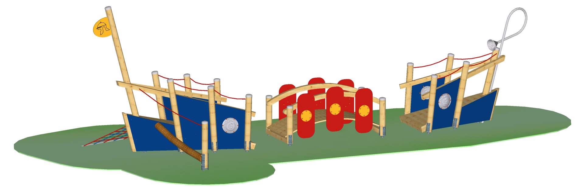 Spielschiff "Römer-Galeere"