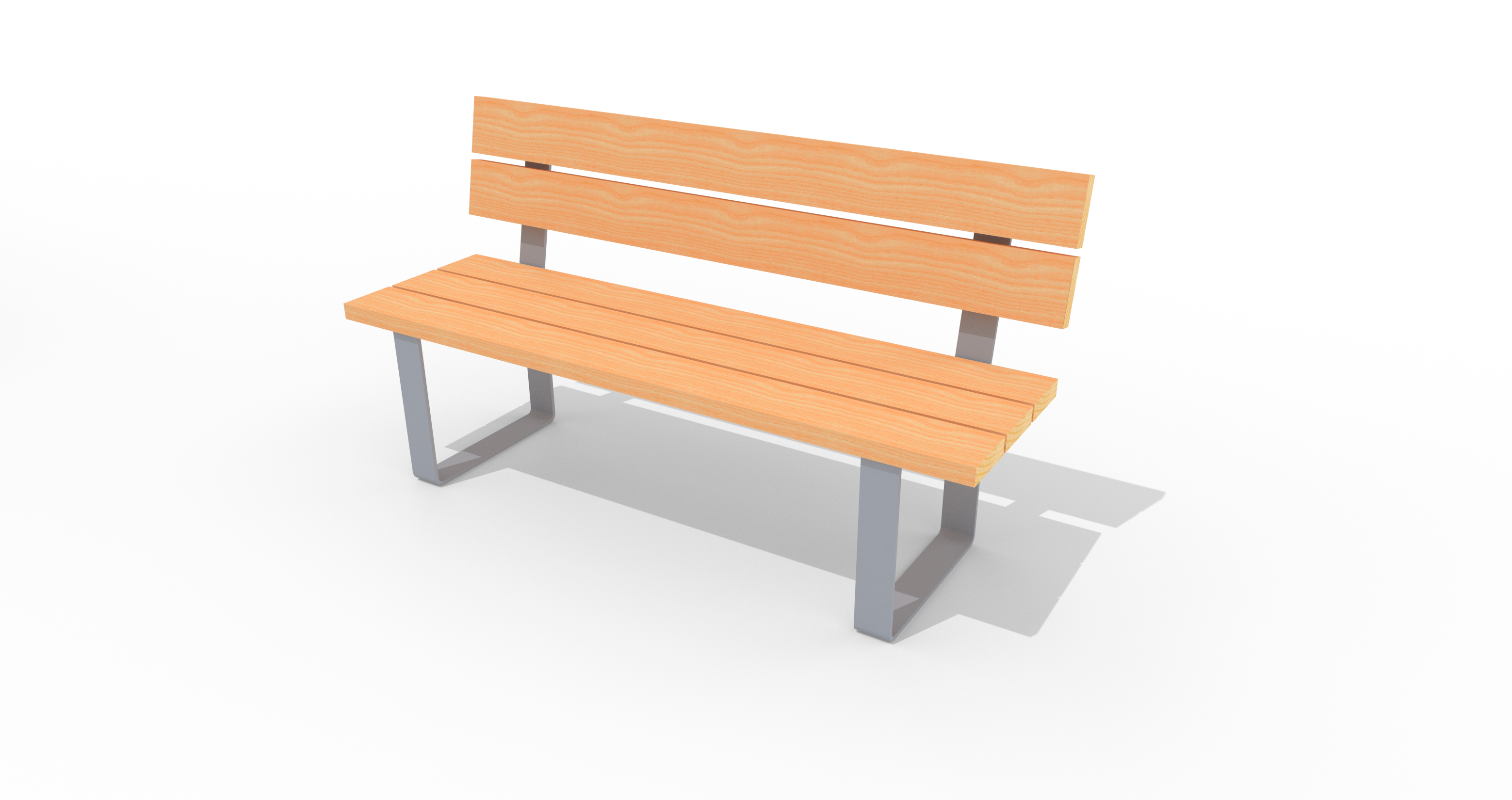 Bank "Neckar" mit Lehne