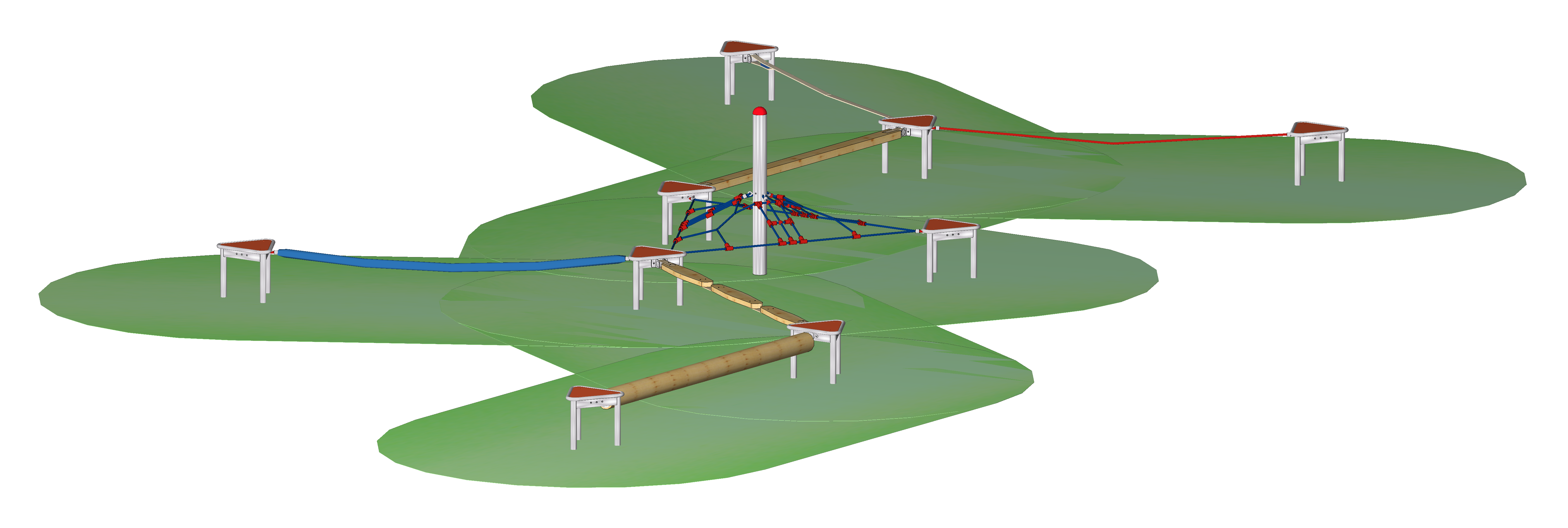 Bewegungsparcours 1 "Wiggle-Wobble"