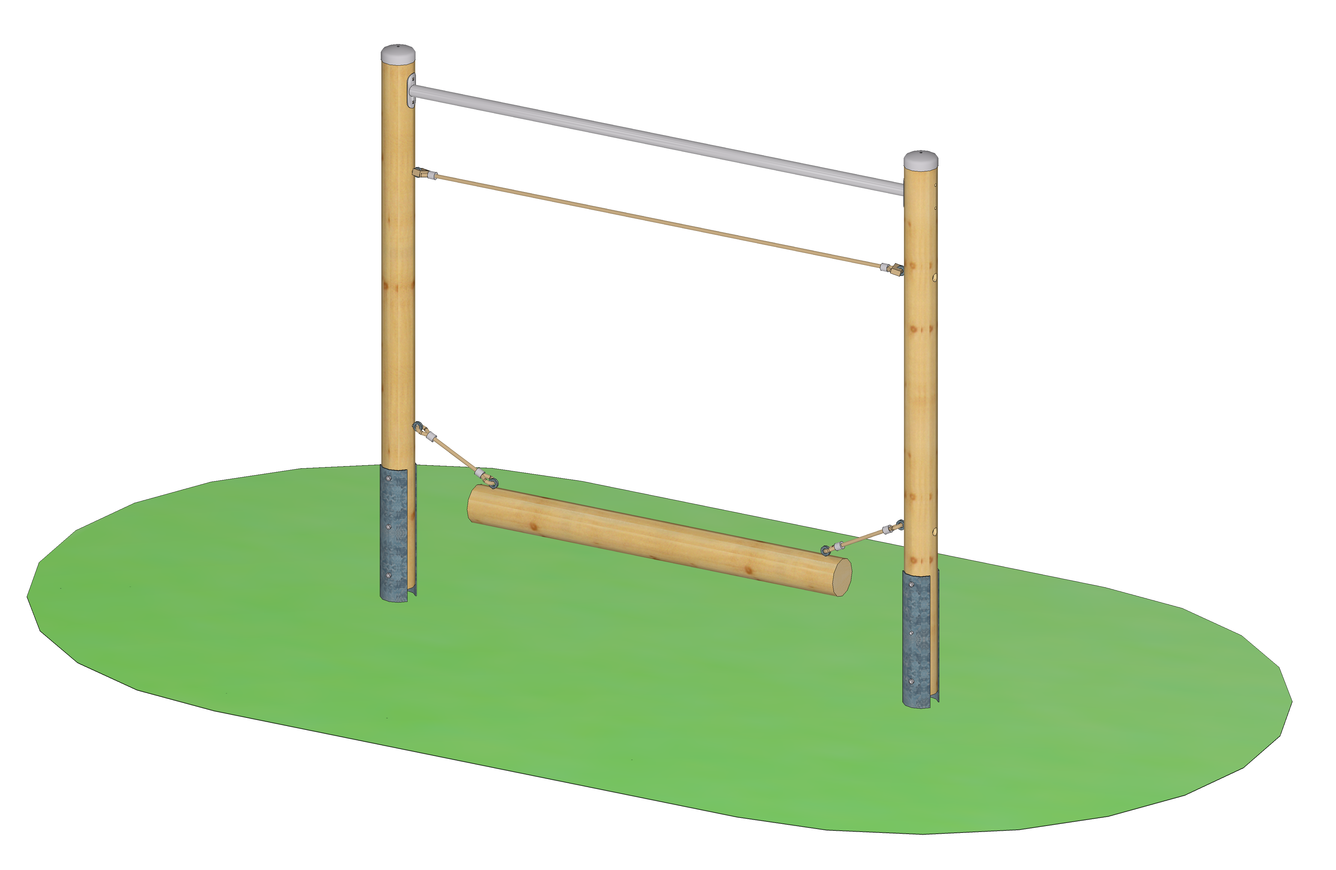 Seilparcours "Wackelnder Balken"