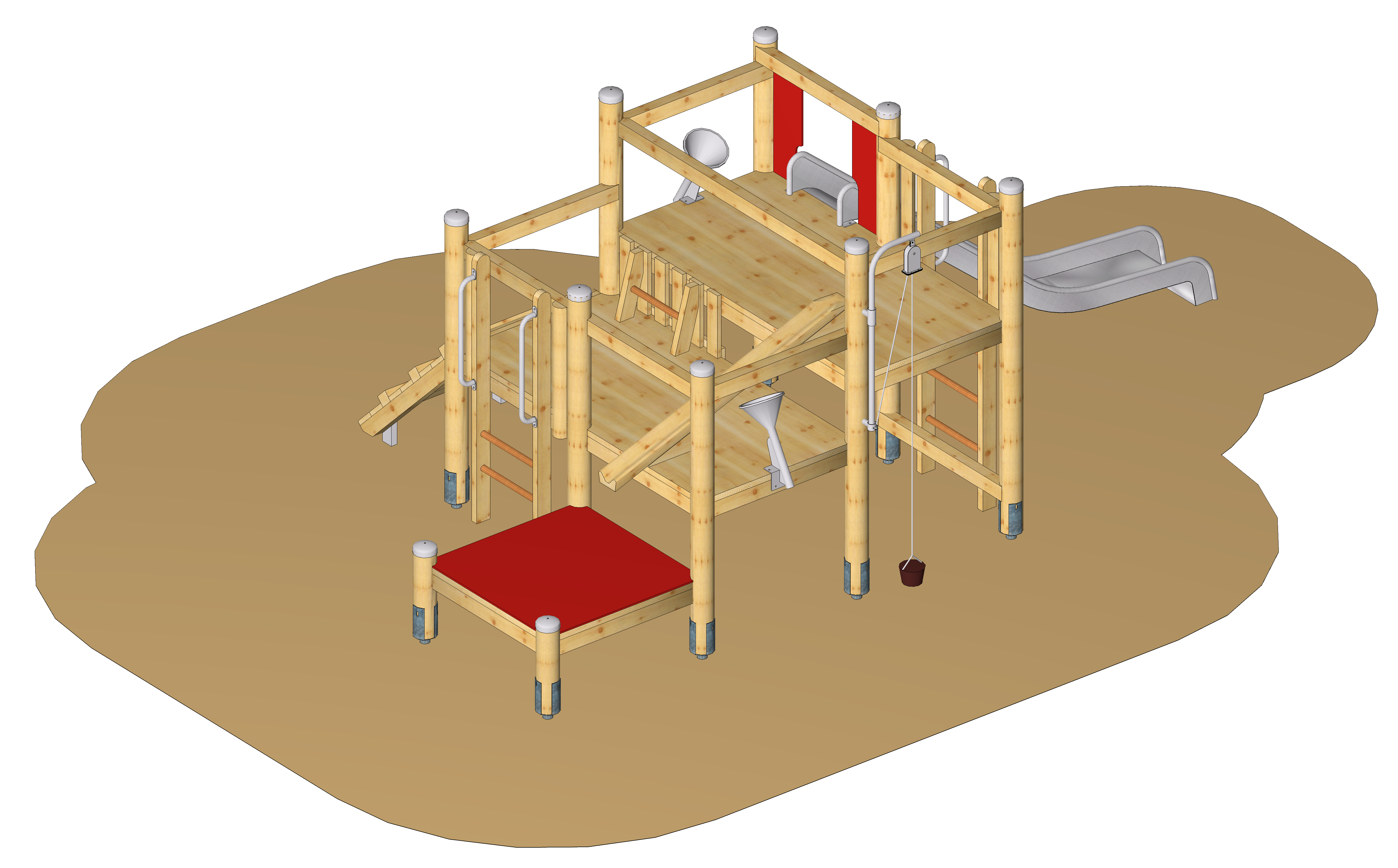 Sandbaustelle "Pfinztal"
