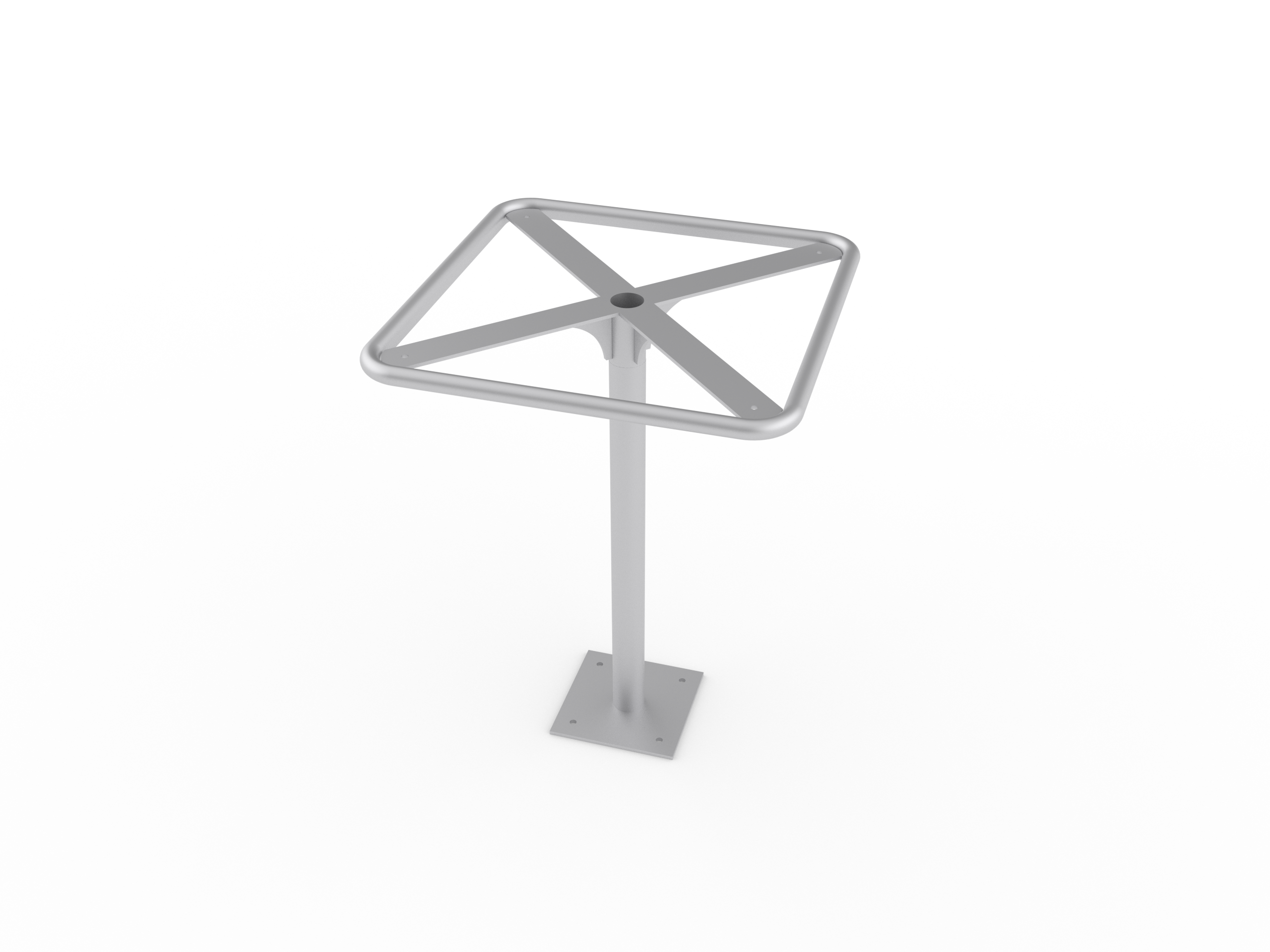 Spieltisch-Gestell aus Edelstahl