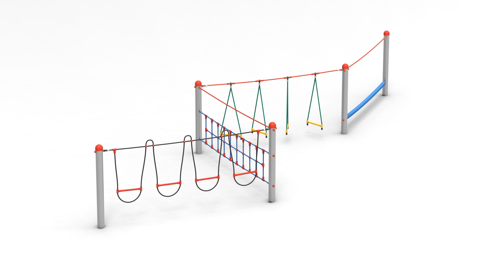 Edelstahlparcours 21