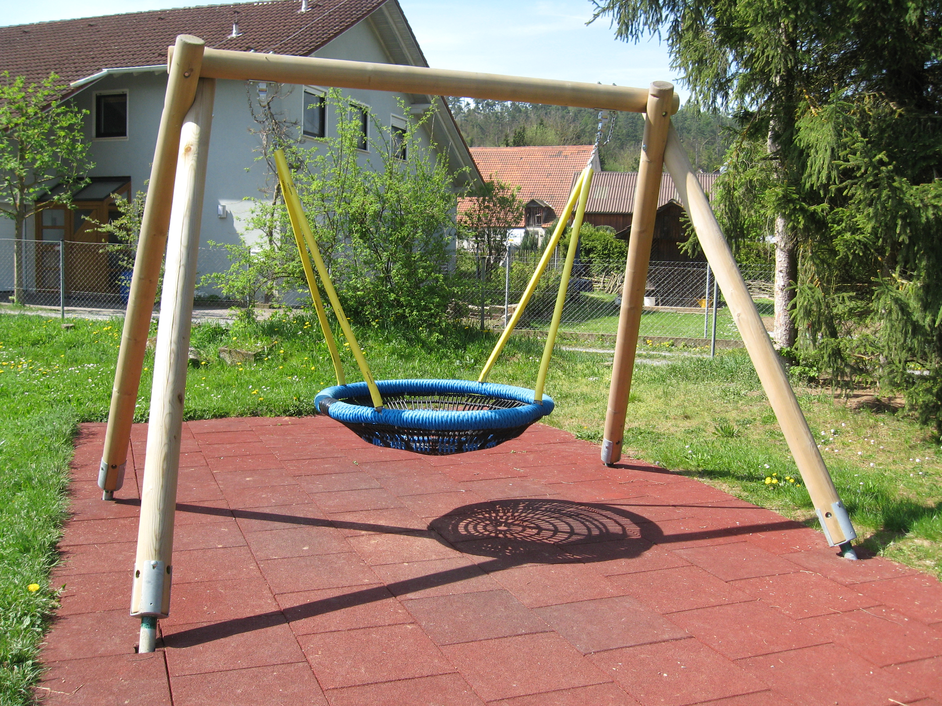 Nestschaukel, Rundholz - Gliedermatte