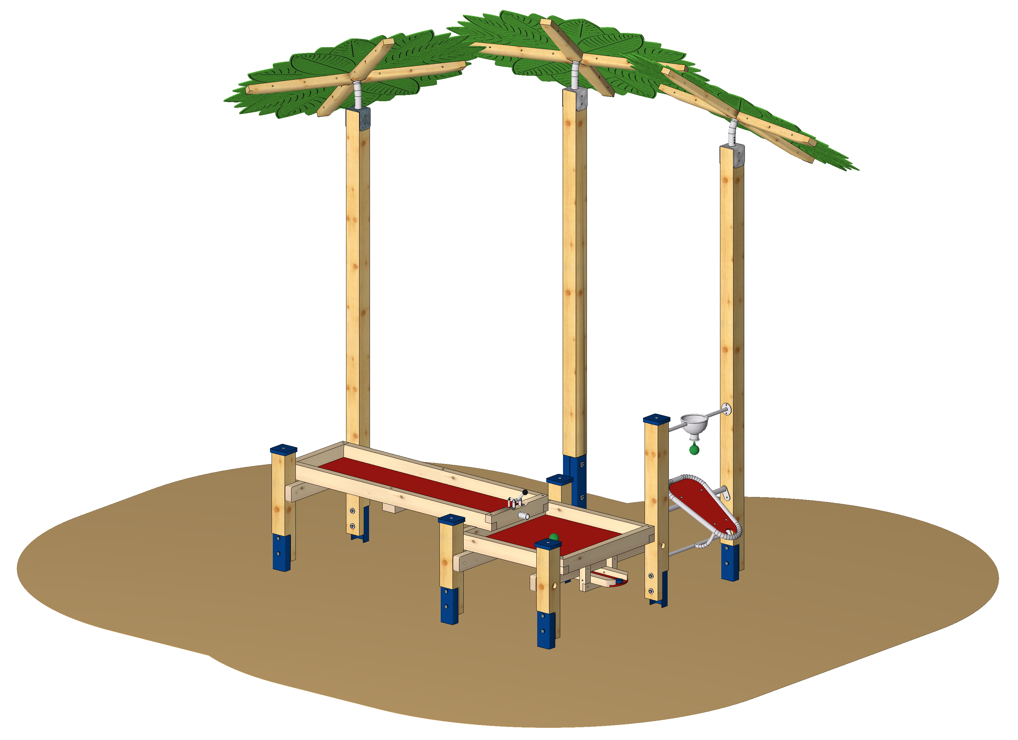 Matschlabor "Pfinztal" mit integr. Beschattung