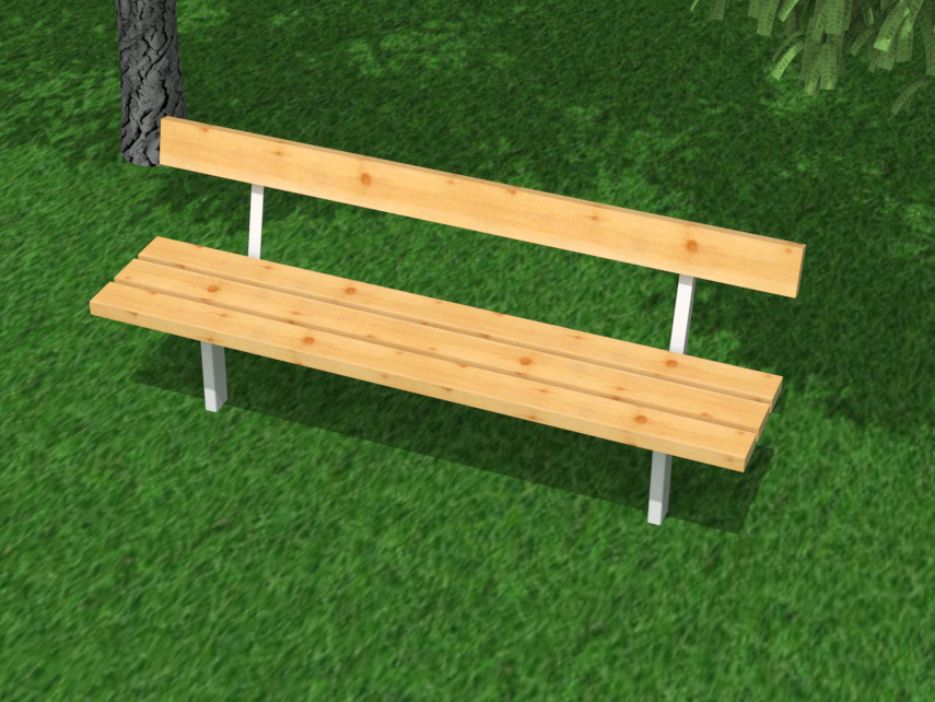 Bank "Wiesent" mit Lehne