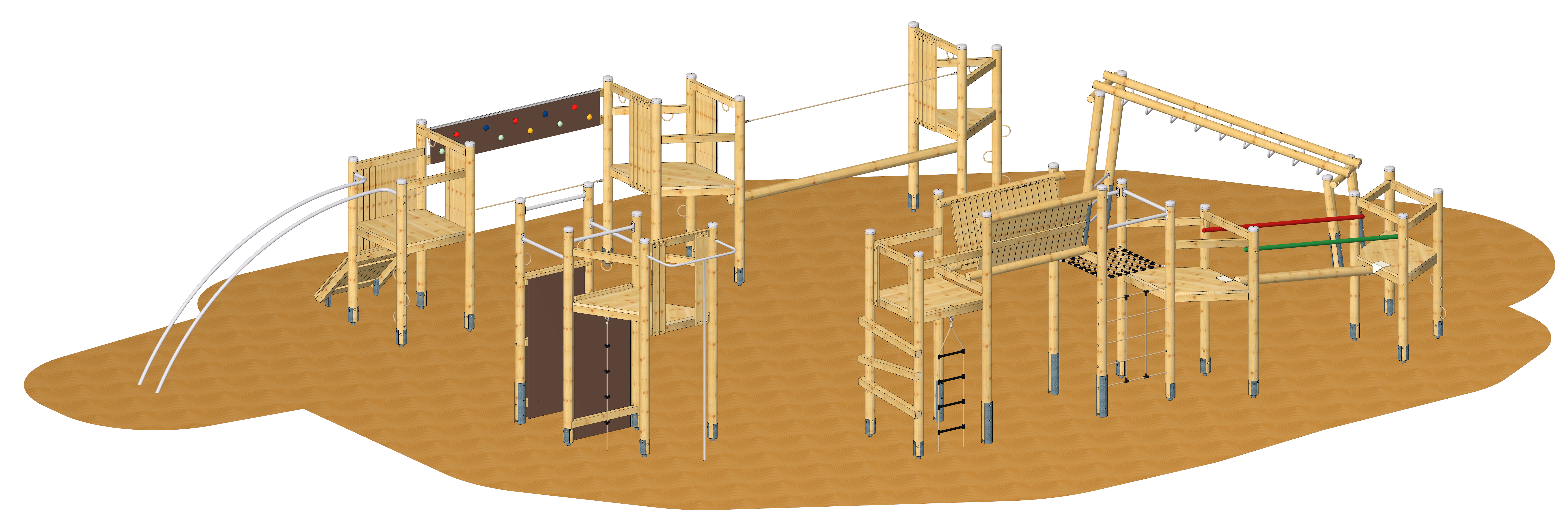 Spielkombination "Fitnessparcours Asperg 2"