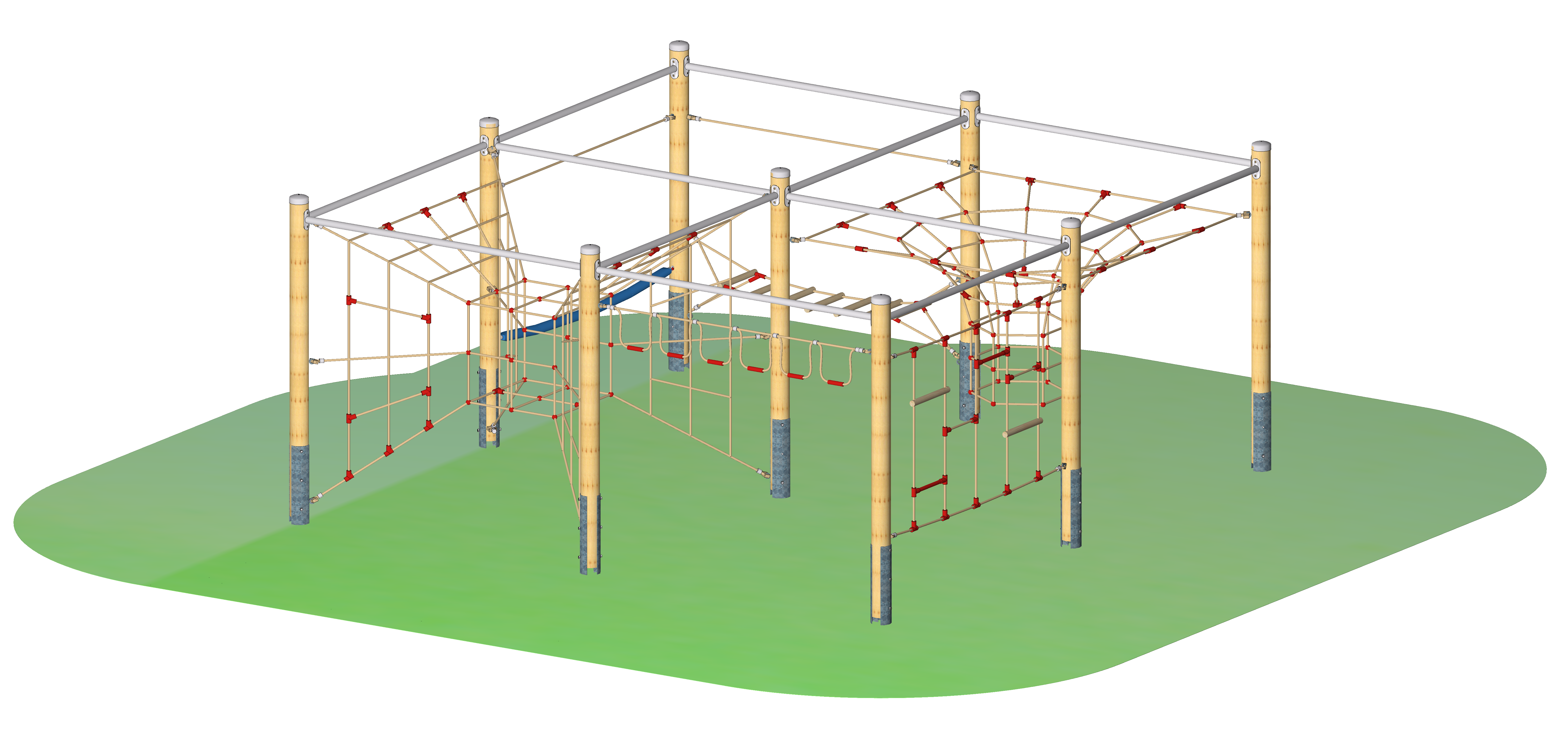 Seilparcours "Kombination 4"