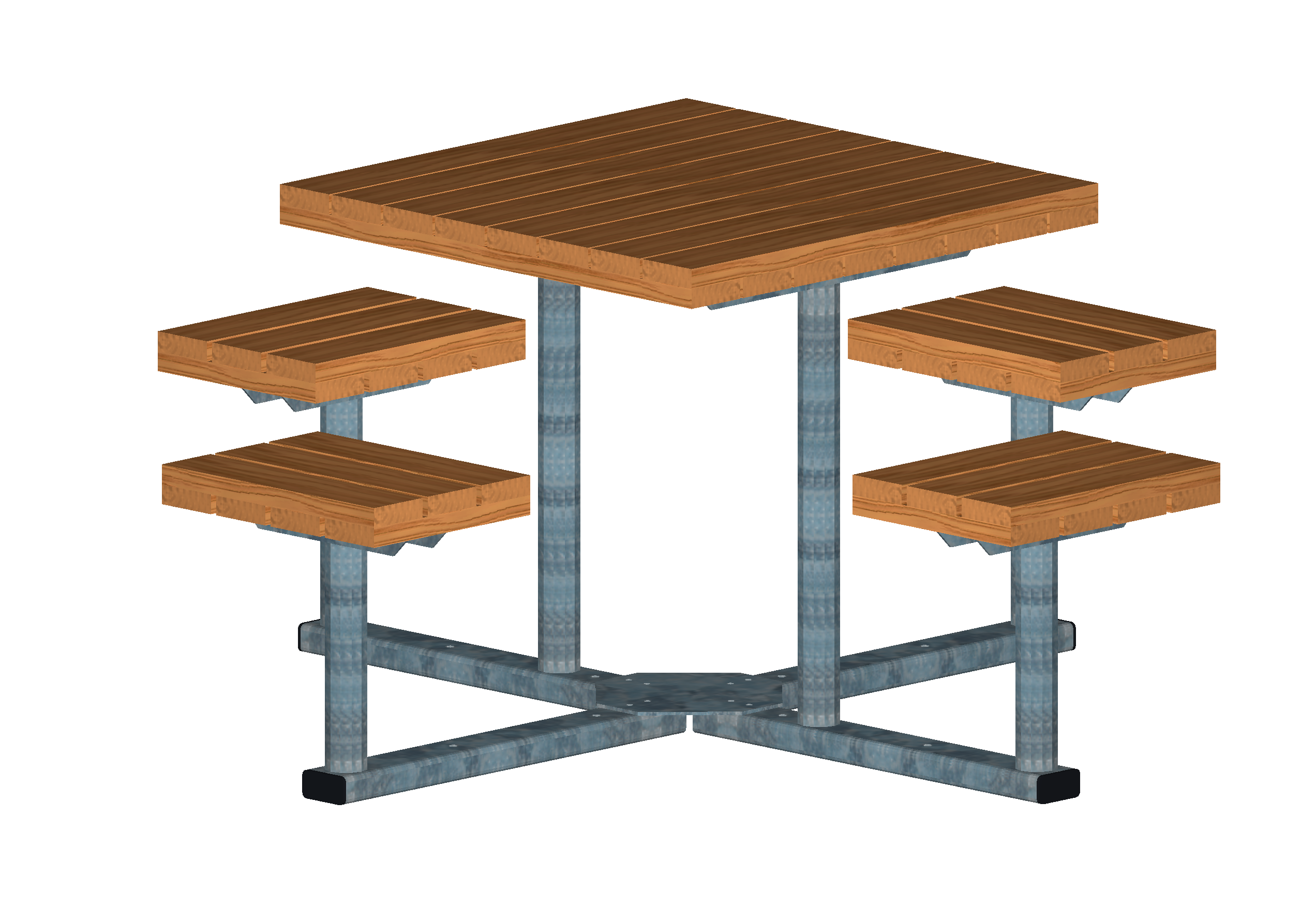 Sitzgruppe 4-Sitzer "Wern"