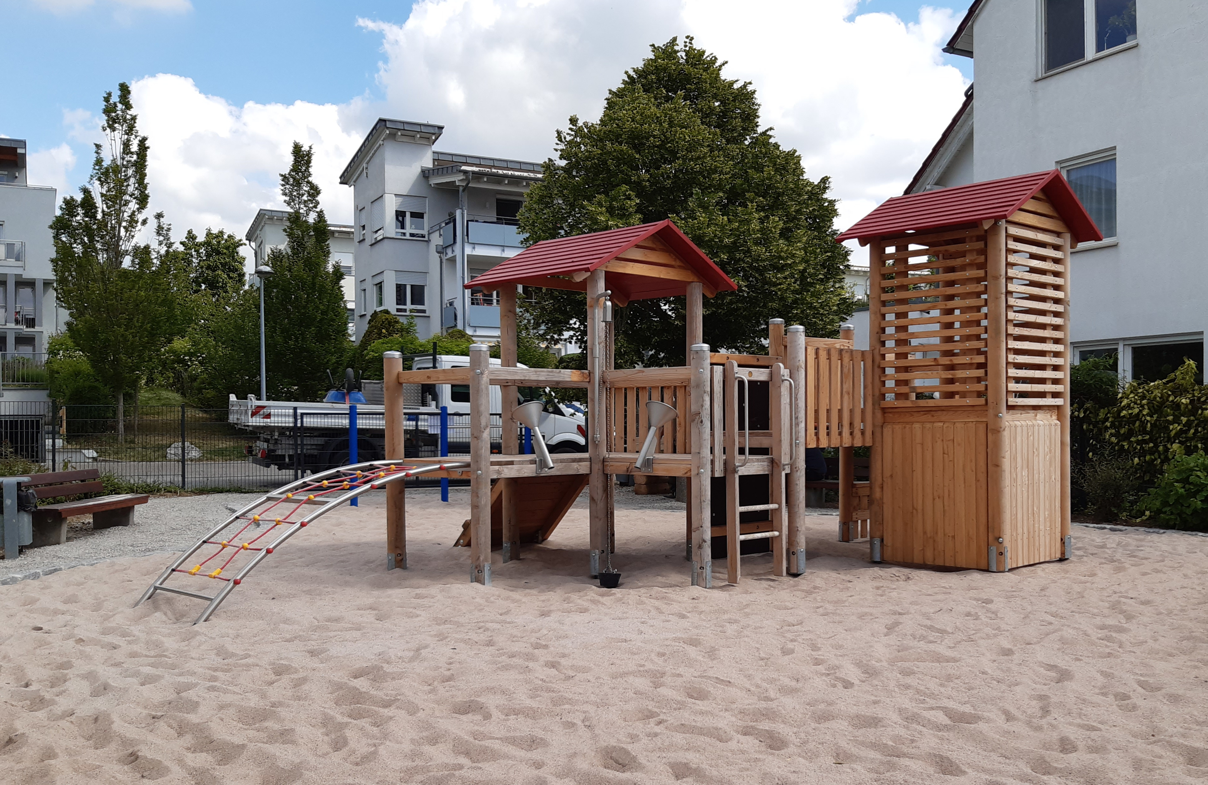 Sandbaustelle "Erwin-Schöttle-Straße"