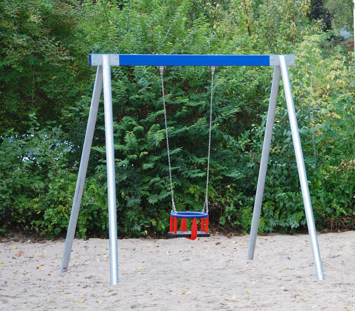 1-Sitzer-Schaukel, Stahl, verzinkt