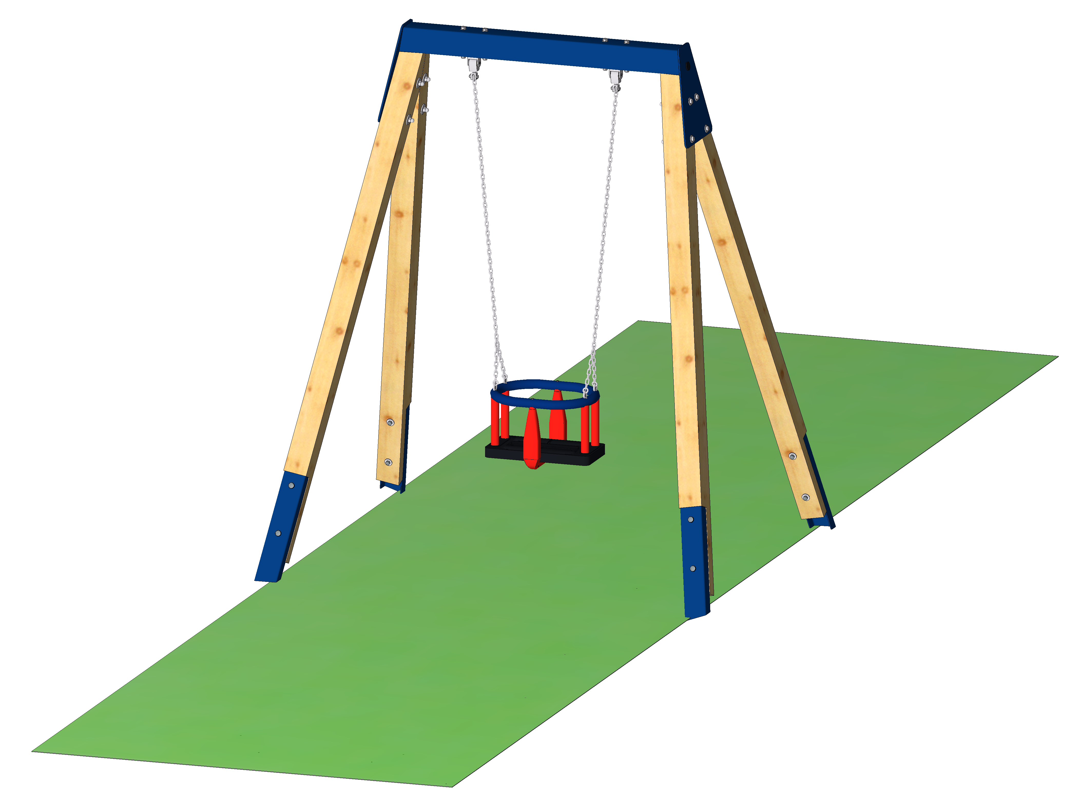 Kleinkinder-1-Sitzer-Schaukel