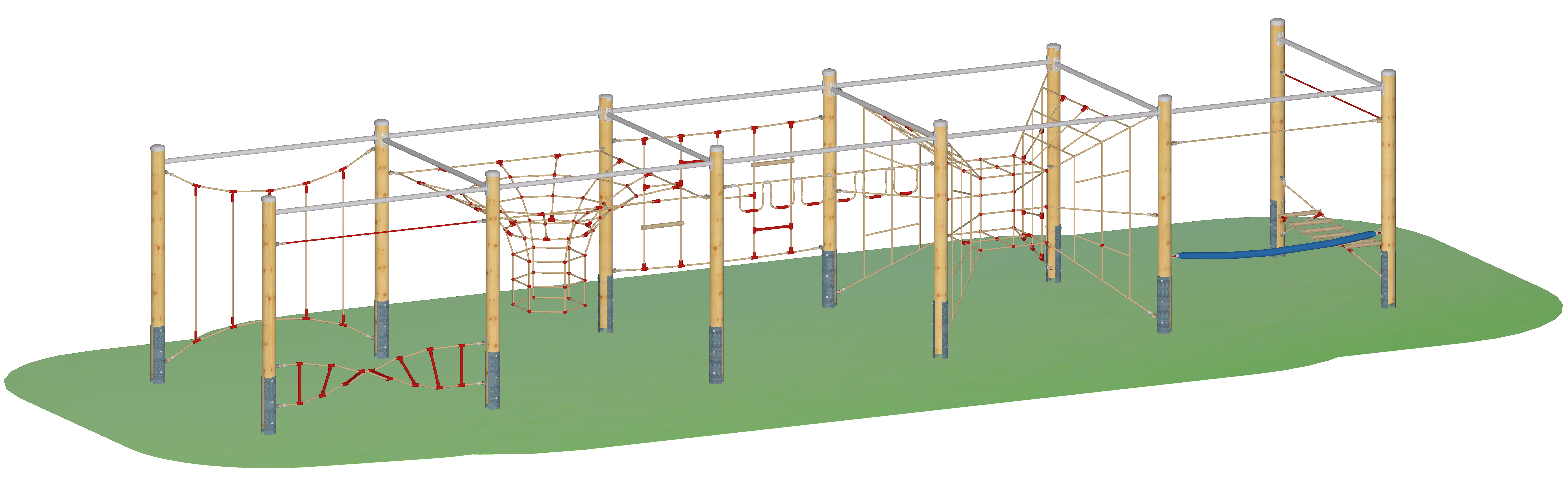 Seilparcours "Kombination 41" - Hochtor