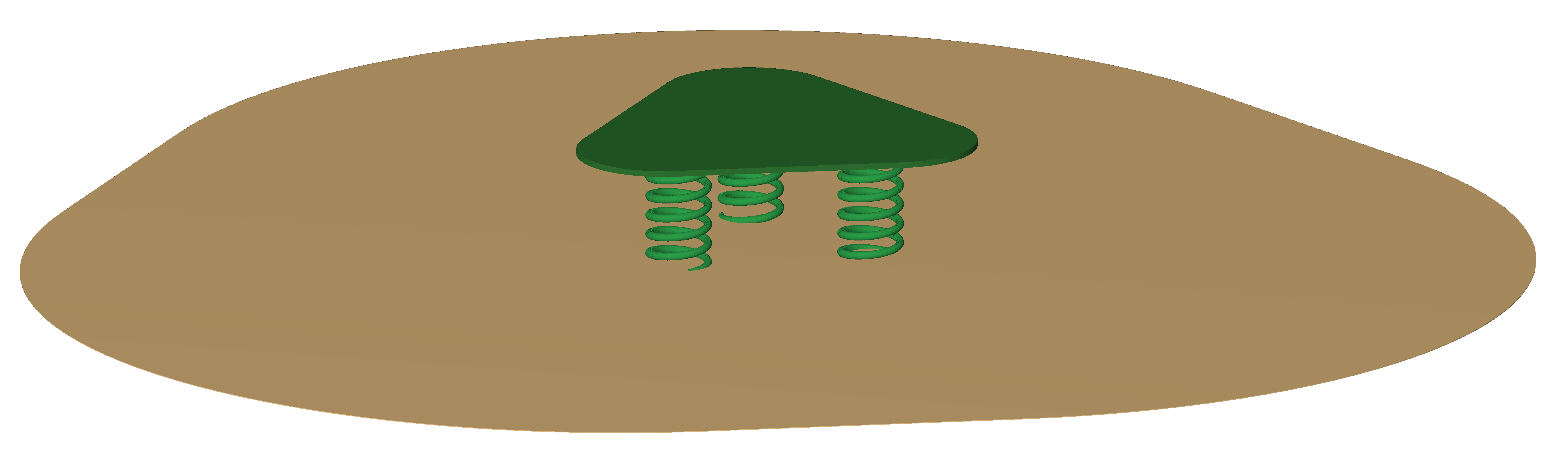 Hüpfplatte "Triangolo"