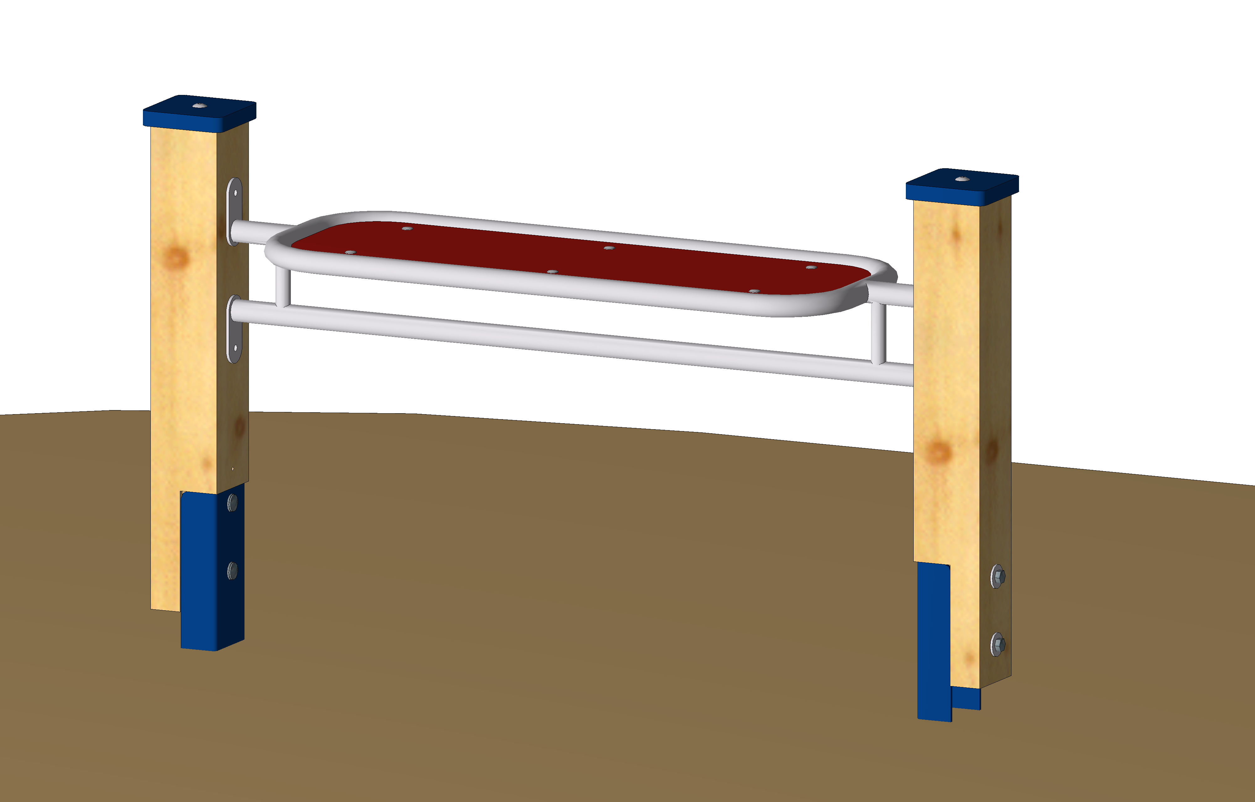 Sandspieltheke 100 mit Standpfosten