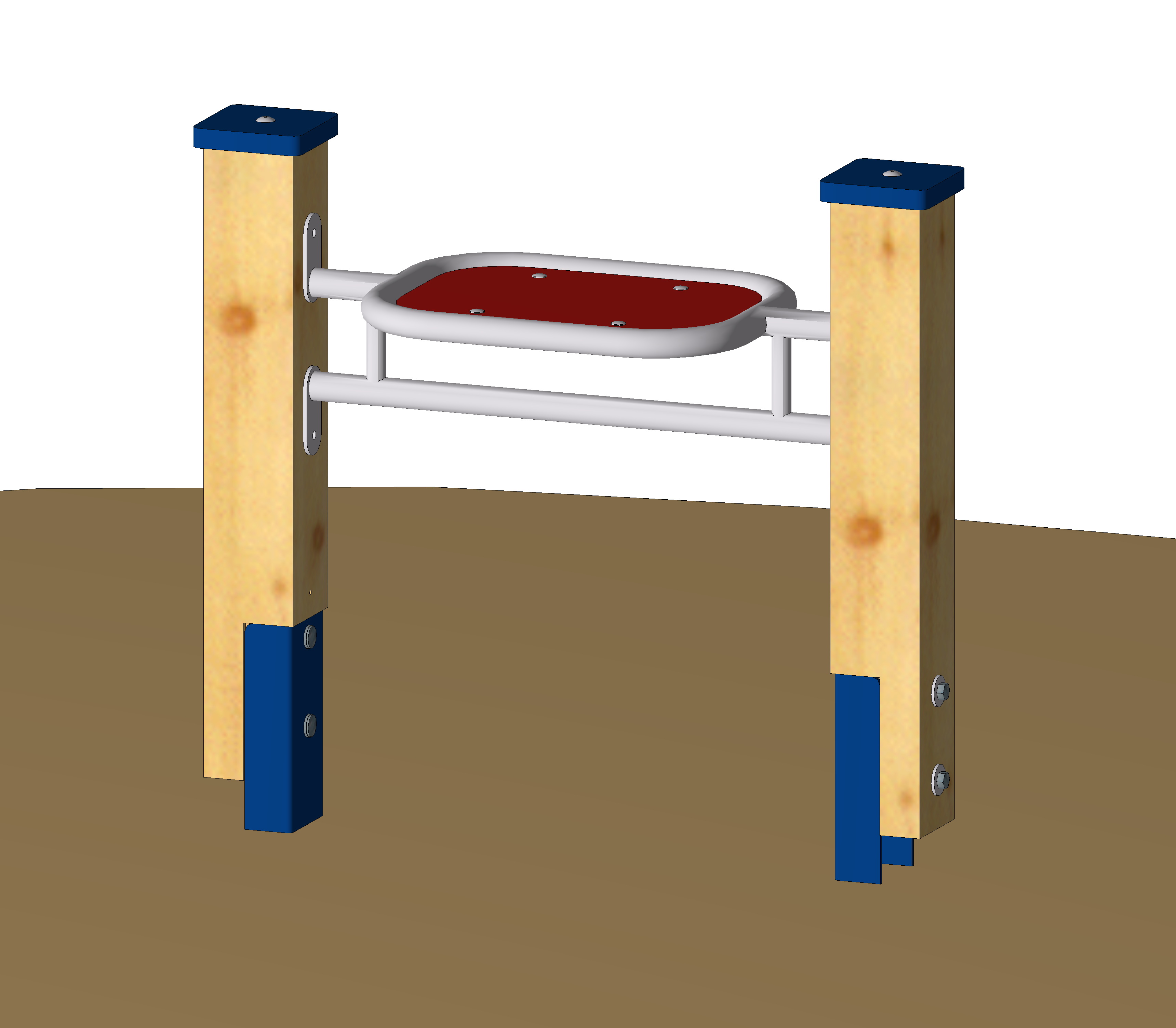 Sandspieltheke 57 mit Standpfosten