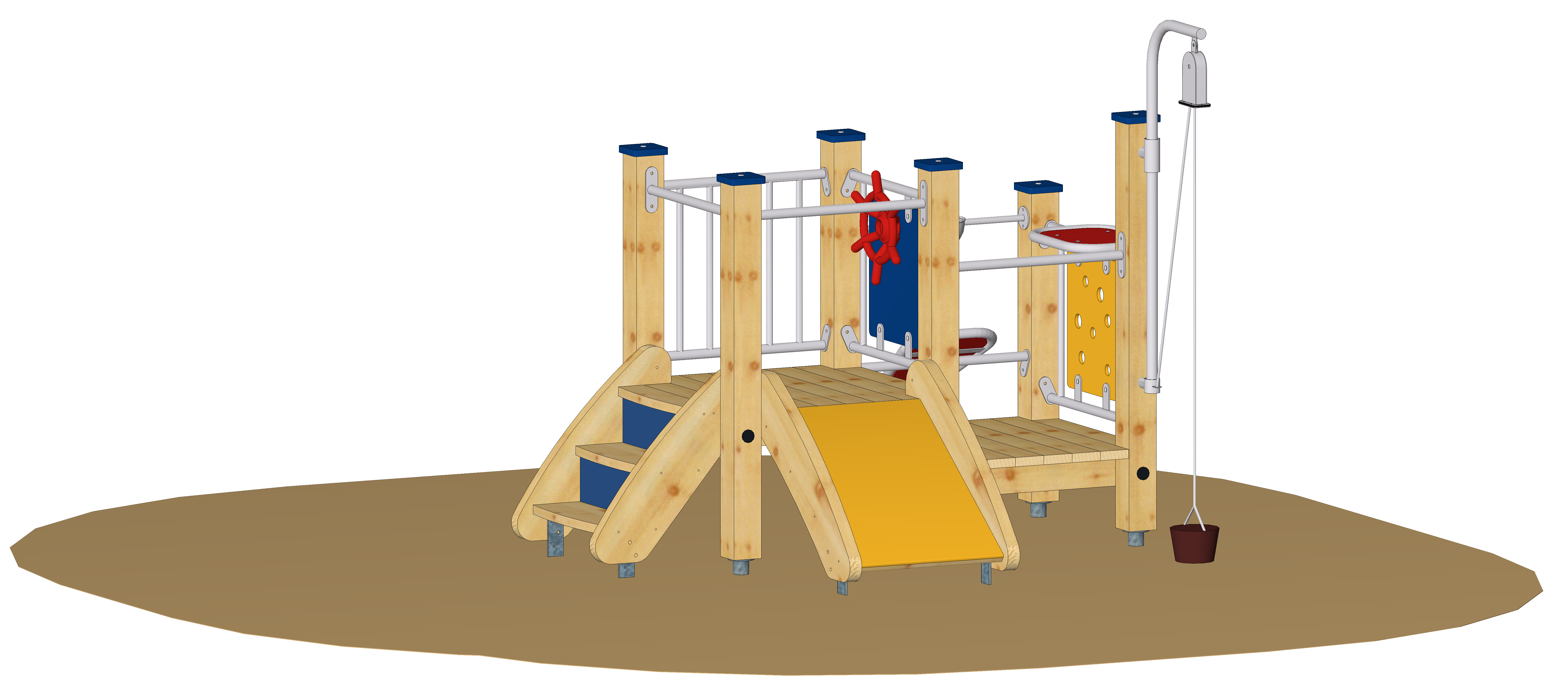 Kleinkinder-Sandspielhaus "Luna 4"
