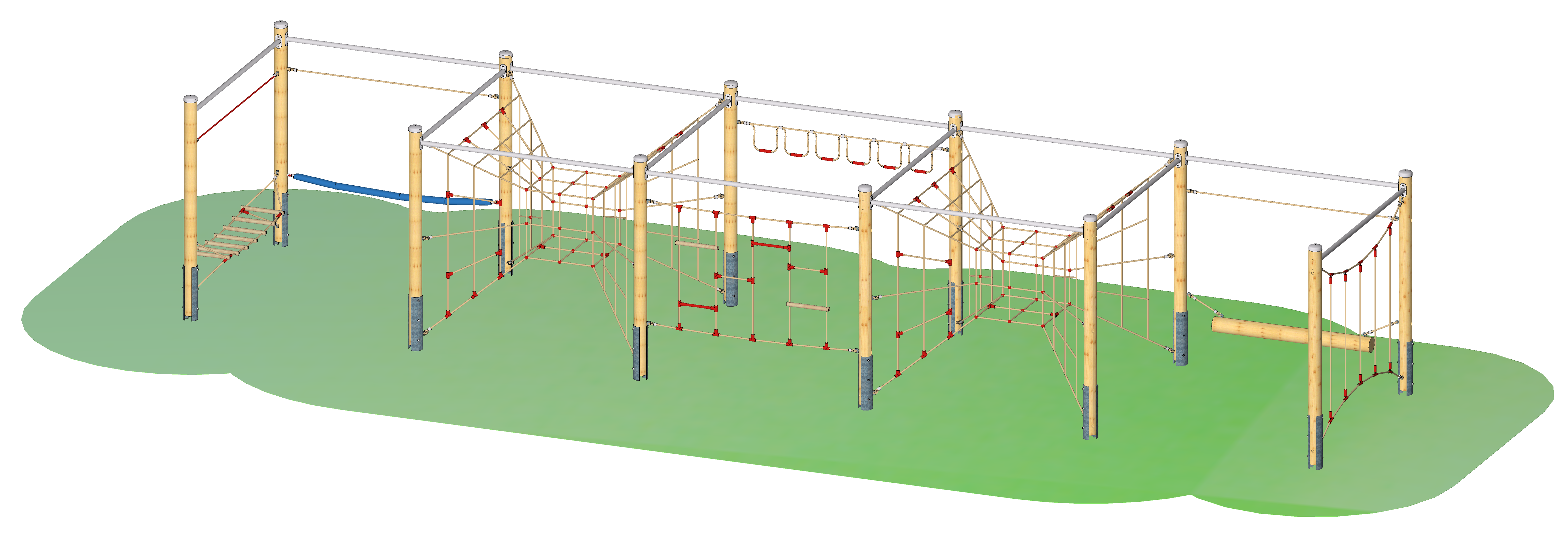 Seilparcours "Kombination 48"