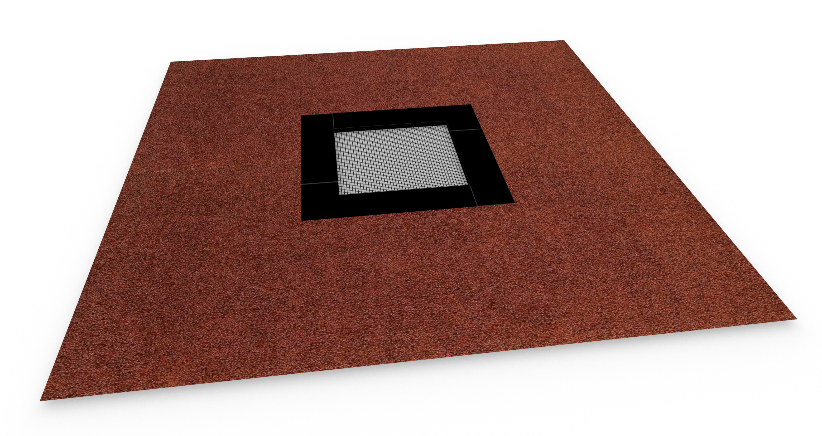 Trampolin Kids Tramp "Playground" 150 x 150 cm, Sprungtuch beschichtet