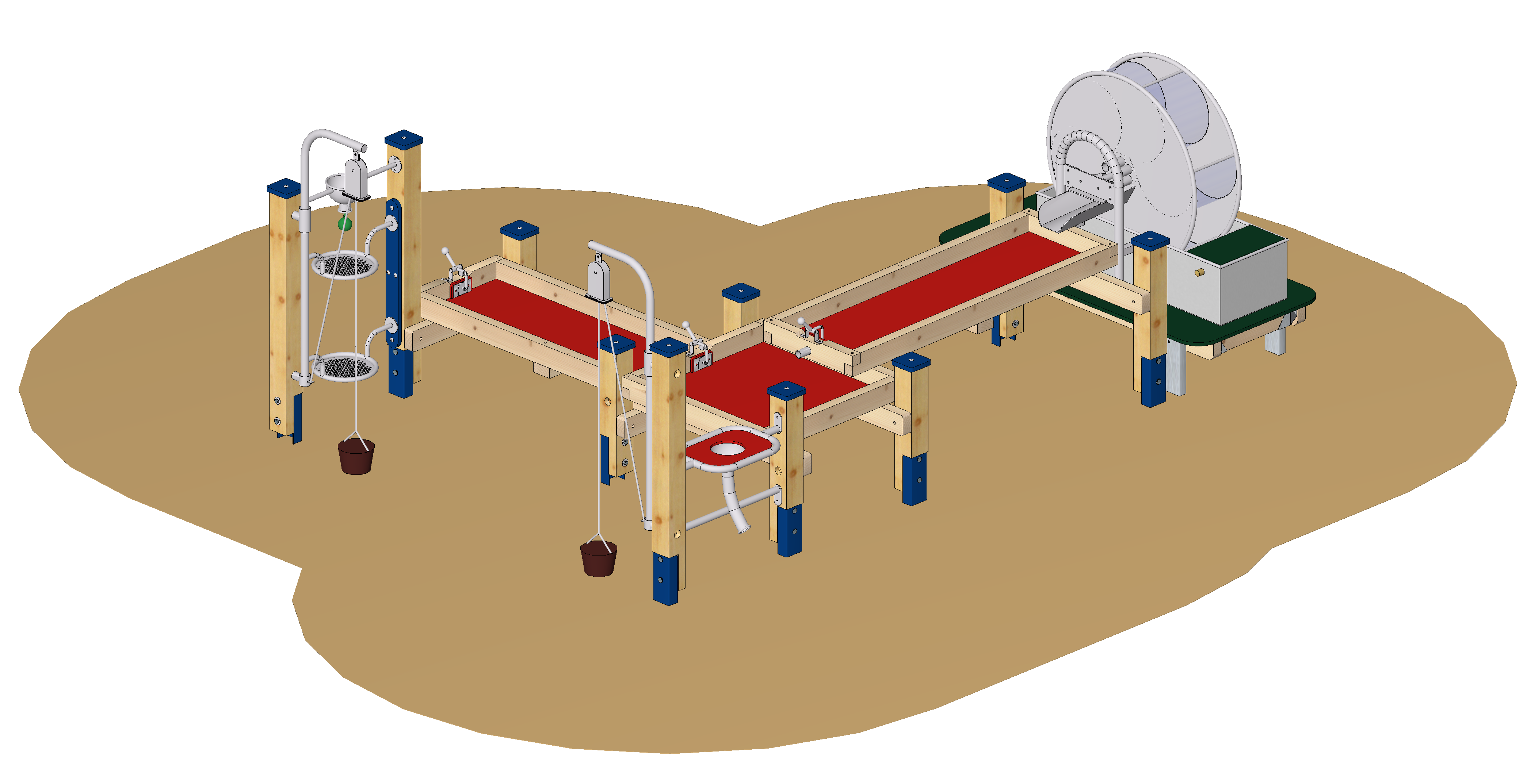 Matschlabor "Schoppershof 1" mit Schöpfrad