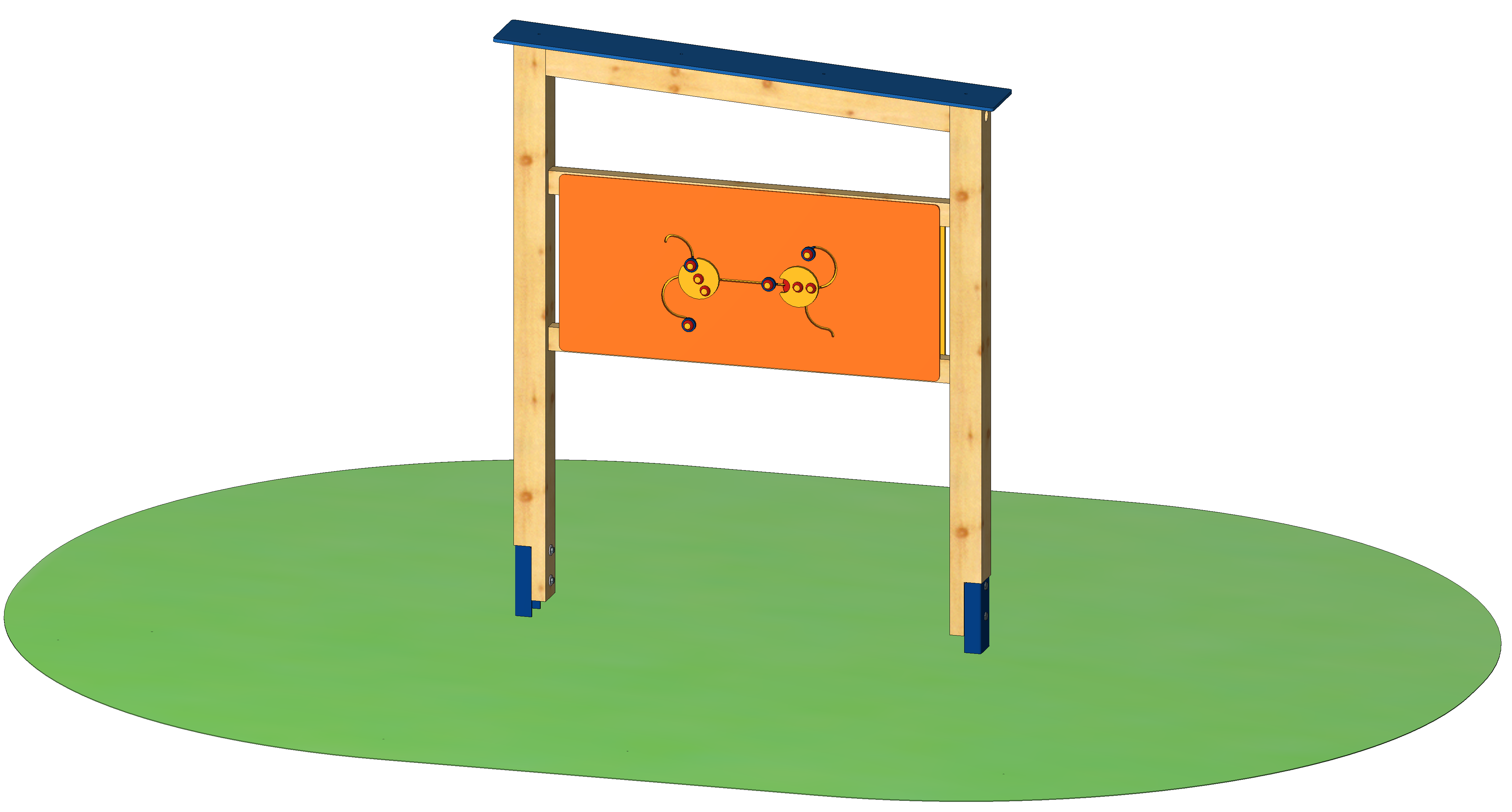 Tastwand mit Drehscheibentafel