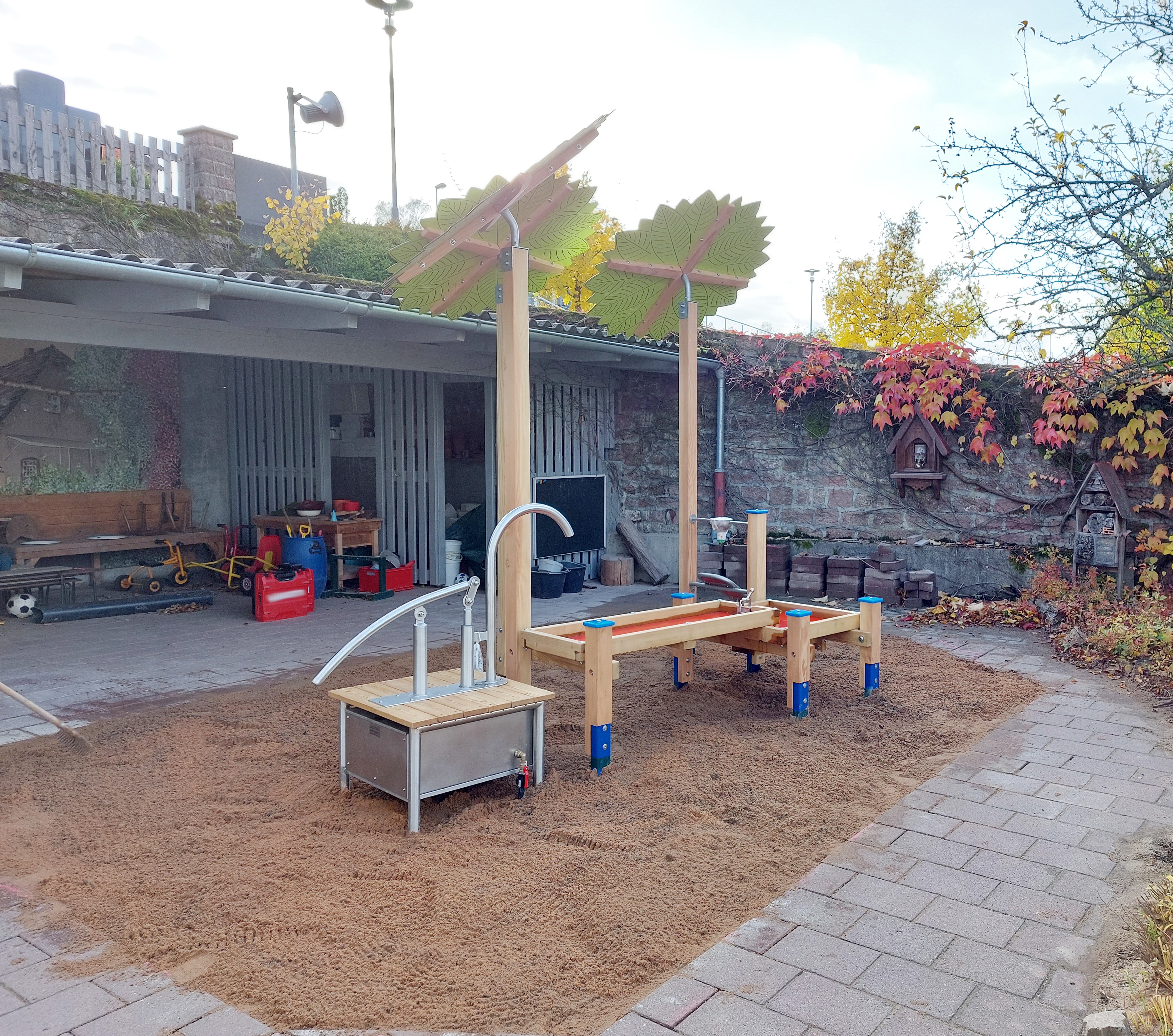 Matschlabor "Pfinztal" mit integr. Beschattung