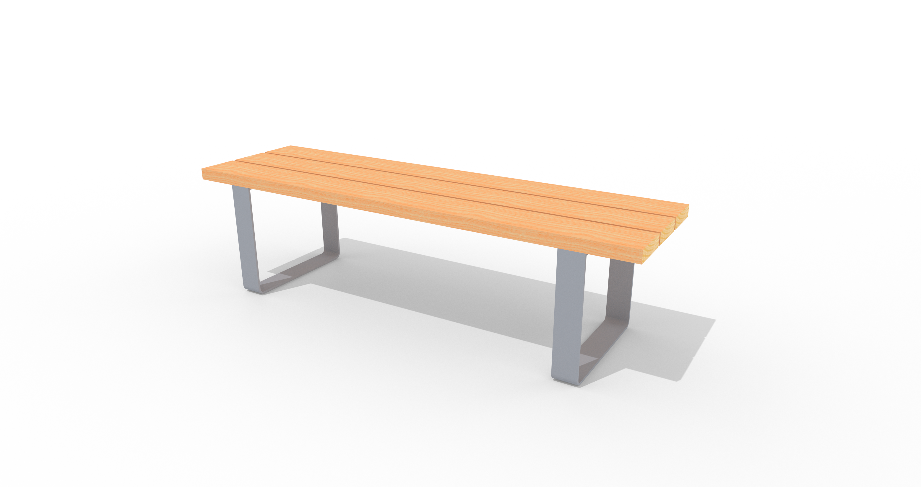 Bank "Neckar" ohne Lehne