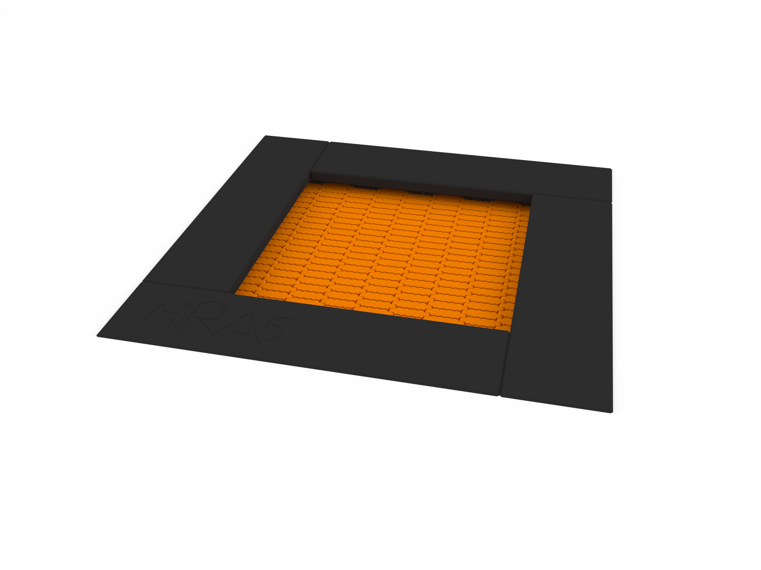 Trampolin mit Sprungmatte aus Lamellen Größe „S“