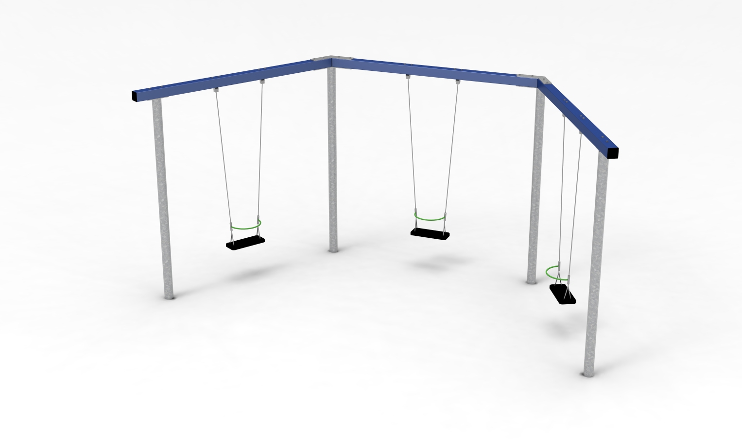 Trapezschaukel, Stahl, verzinkt