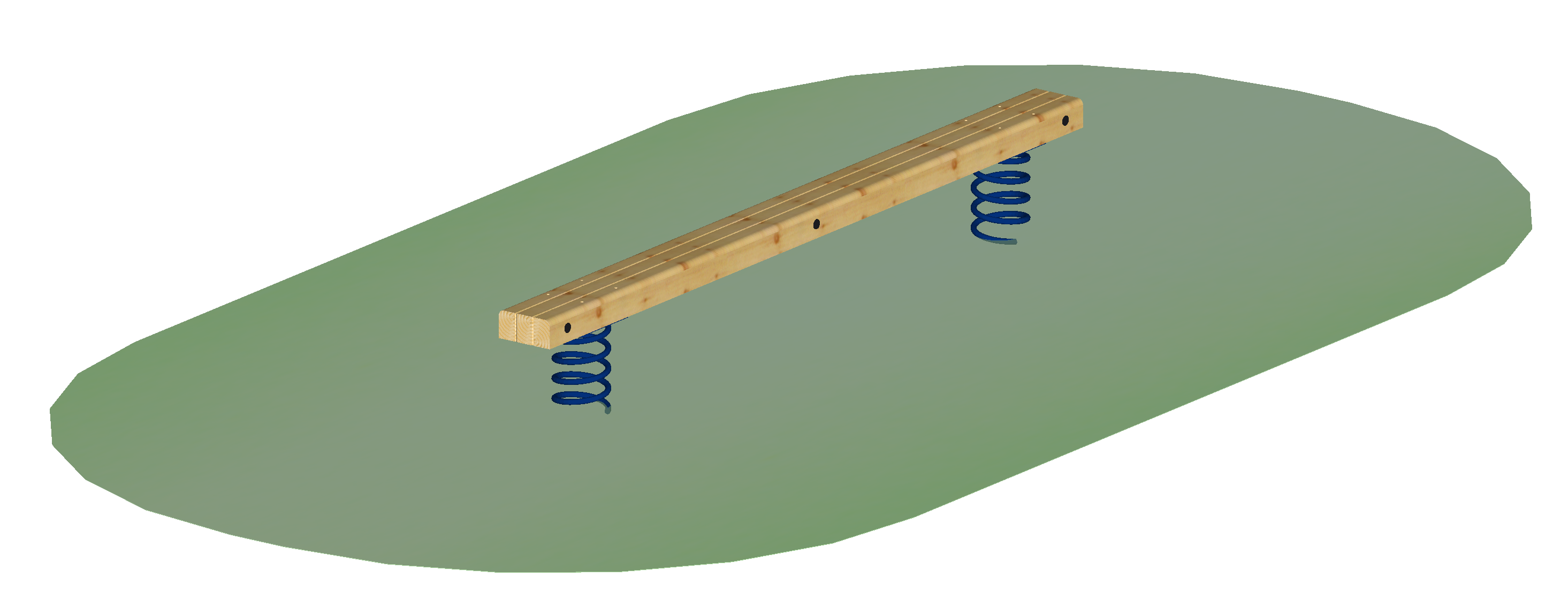 Feder-Balancierbalken L=300cm