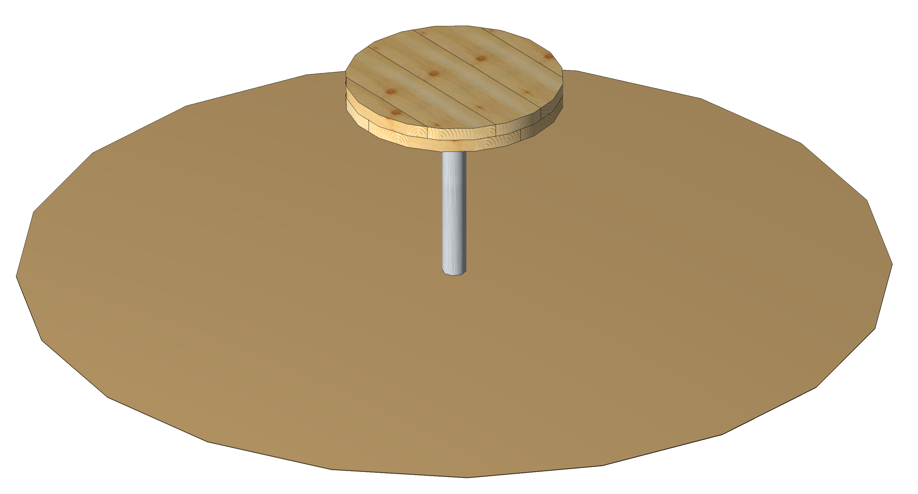 Sandspieltisch rund d 75 cm