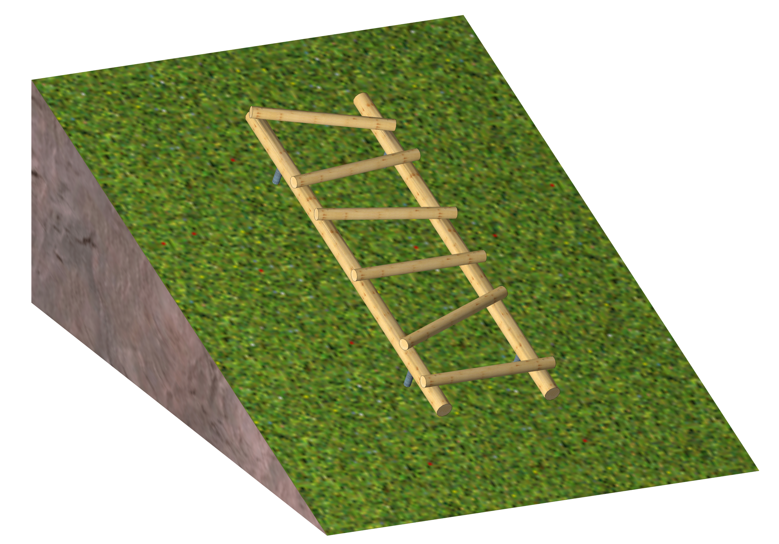 Hang-Sprossenaufstieg L=350cm
