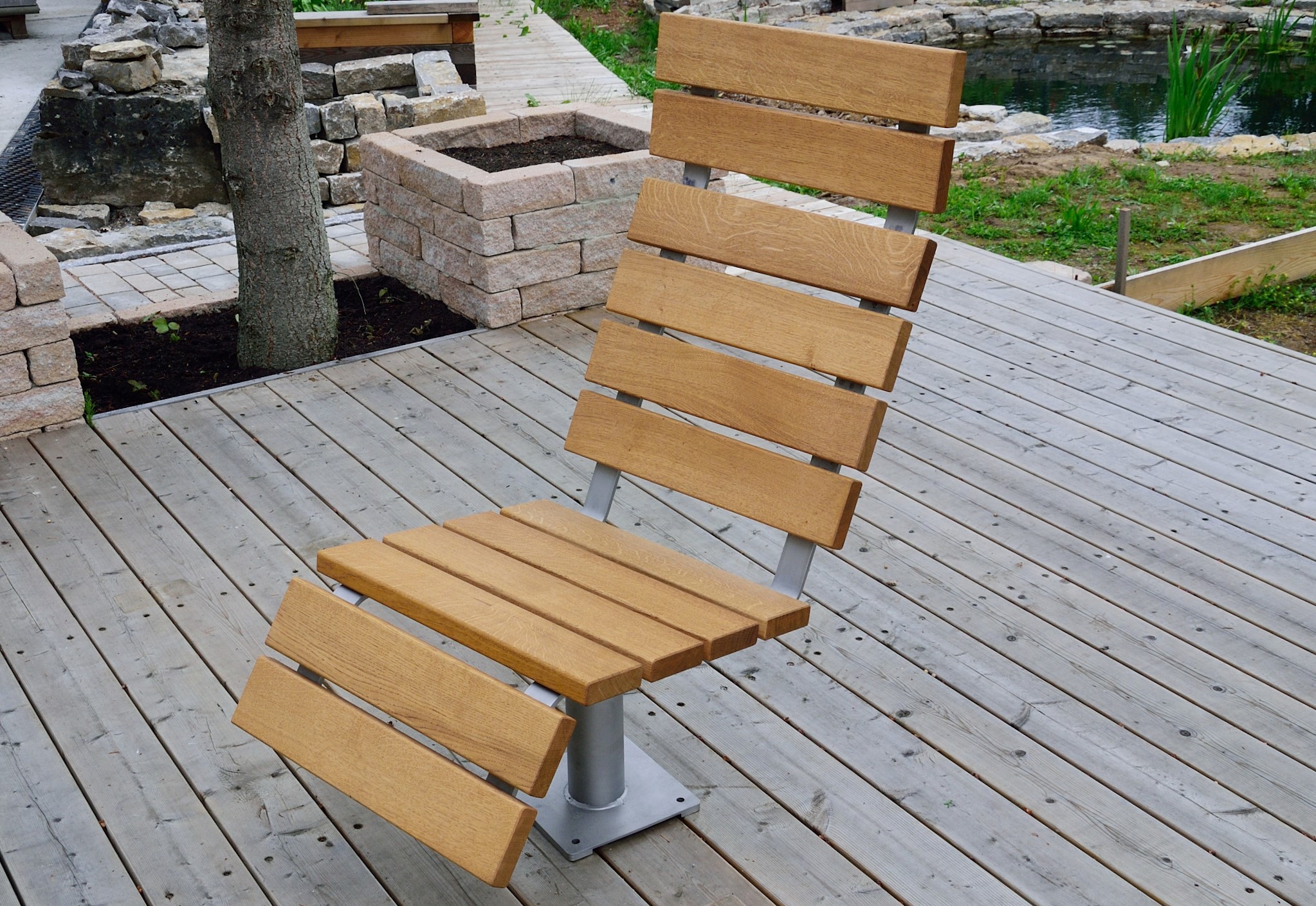 Outdoor-Drehsessel, Breite 55 cm