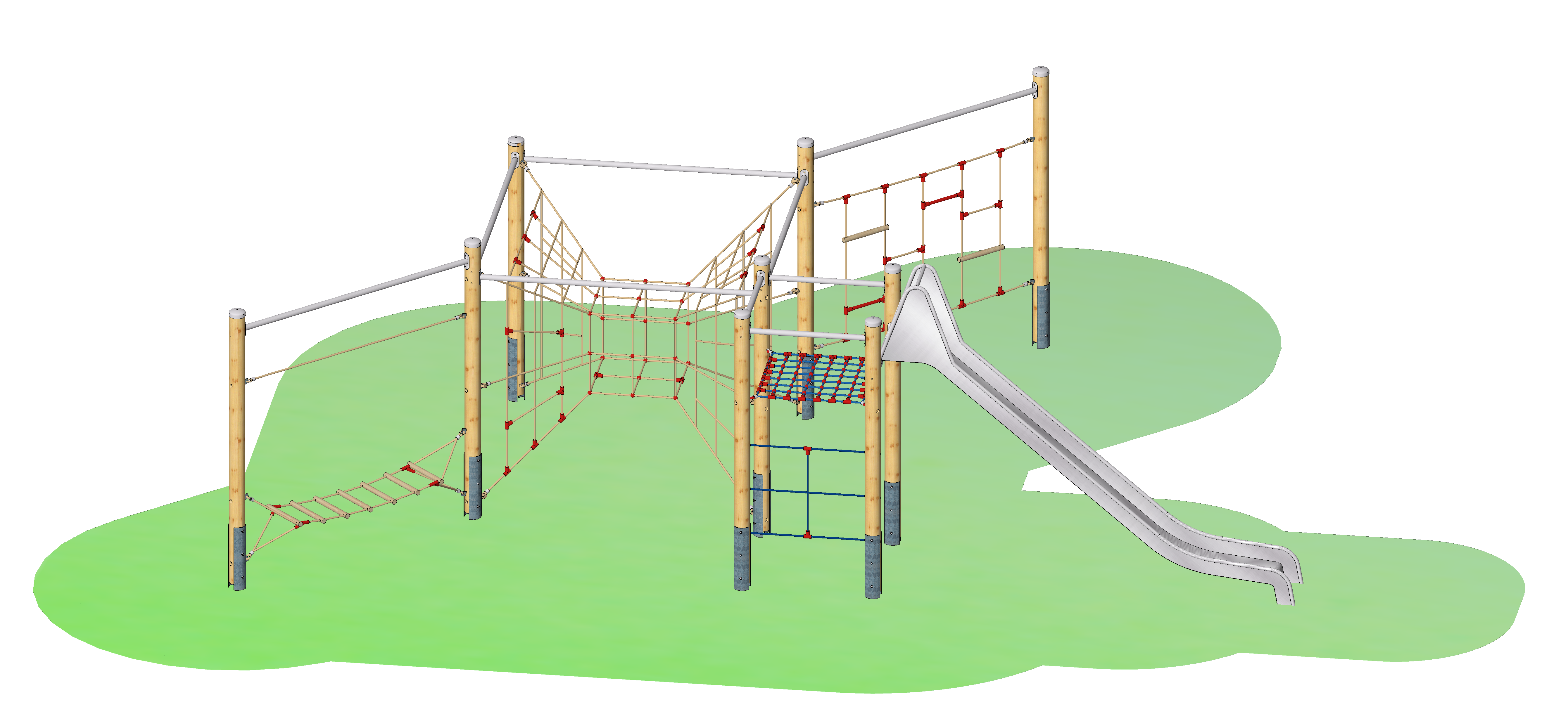 Seilparcours "Kombination 80"