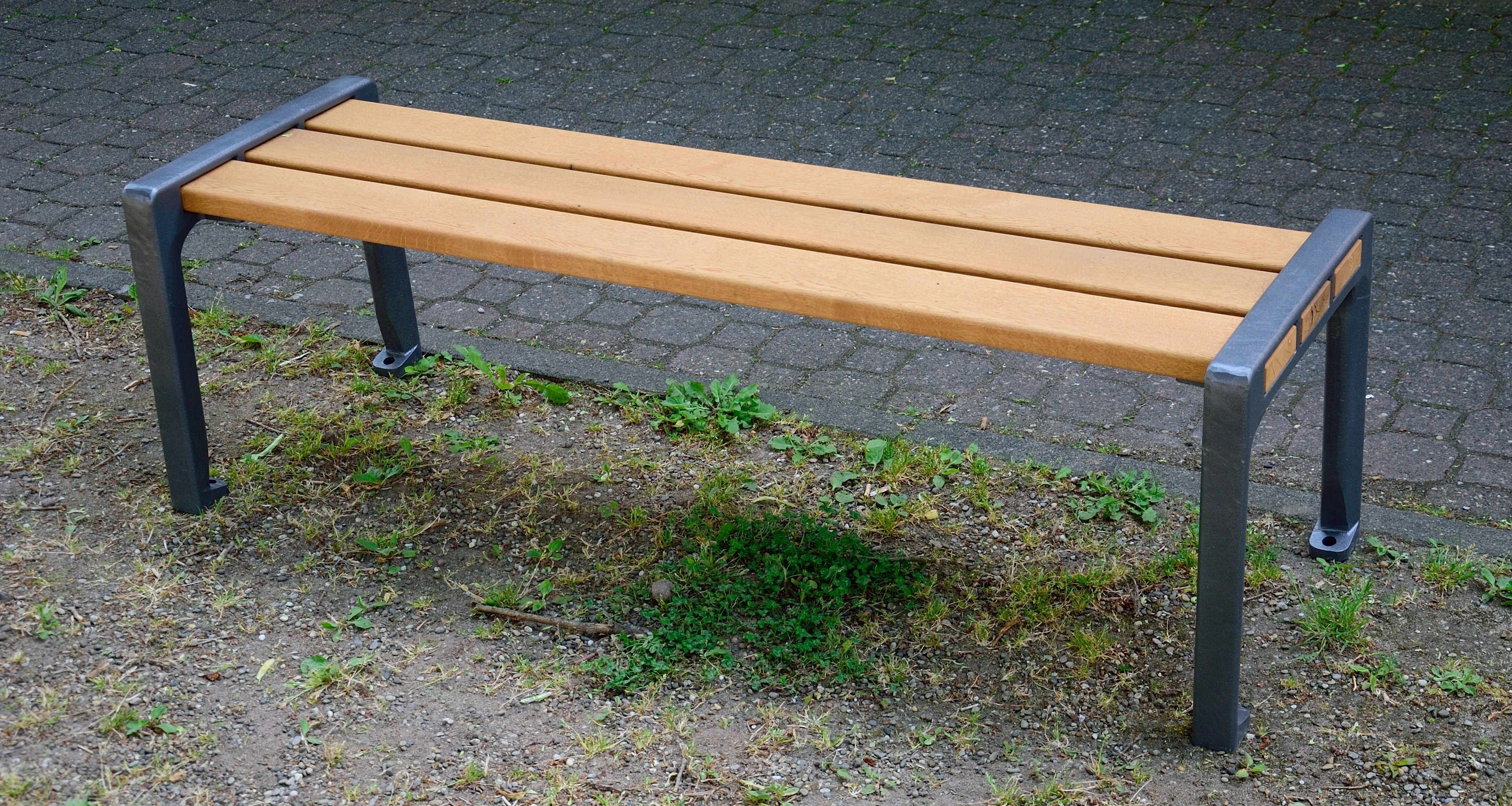 3-Sitzer-Bank "Lohr" ohne Lehne