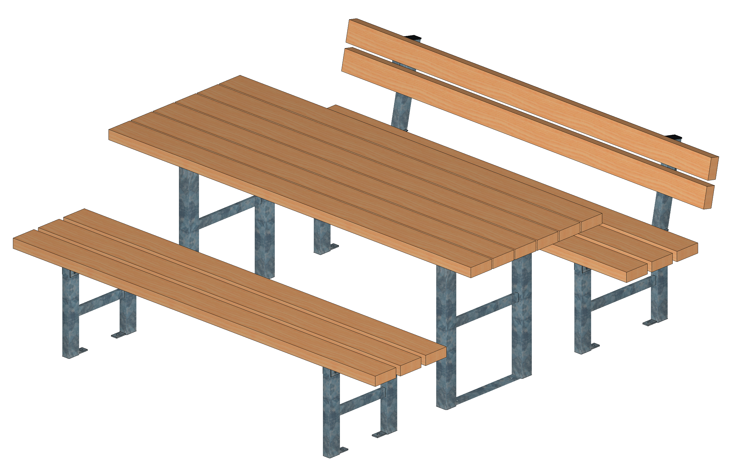 Sitzgruppe "Elbe", Sitzhöhe 45 cm