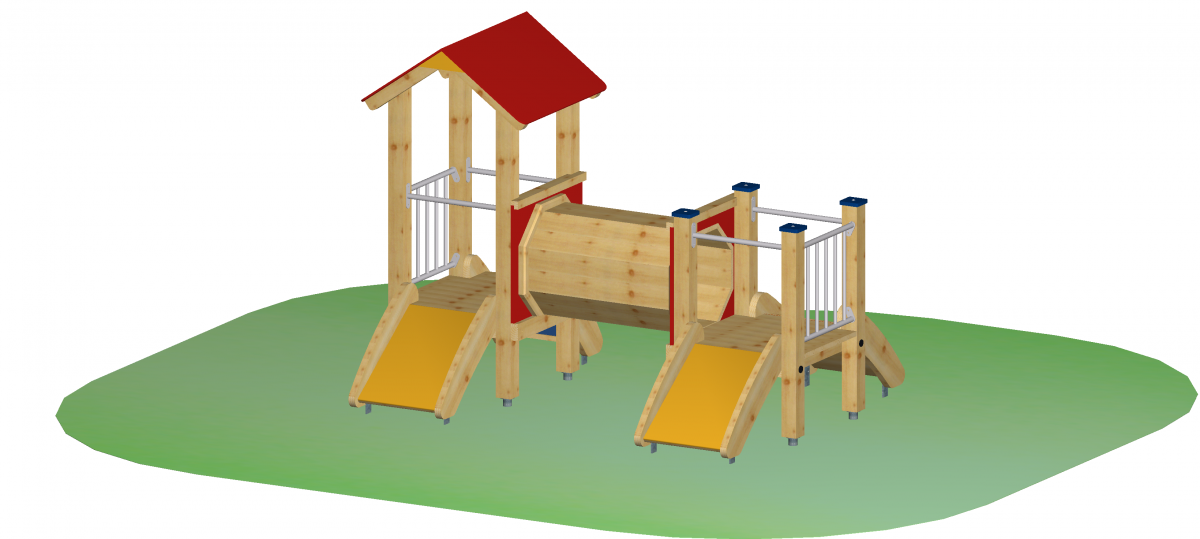Kleinkinderspielanlage "Toni" U3Spielgeräte Spielplatzgeräte S.H