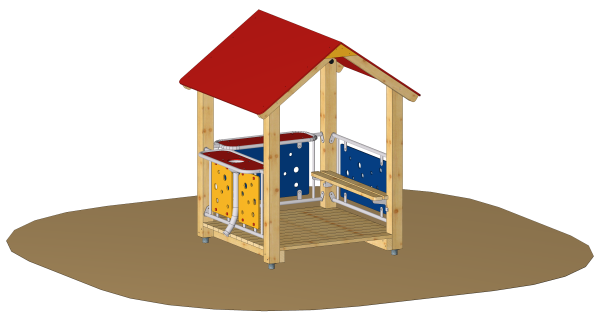 Kleinkinder-Sandspielhaus "David"