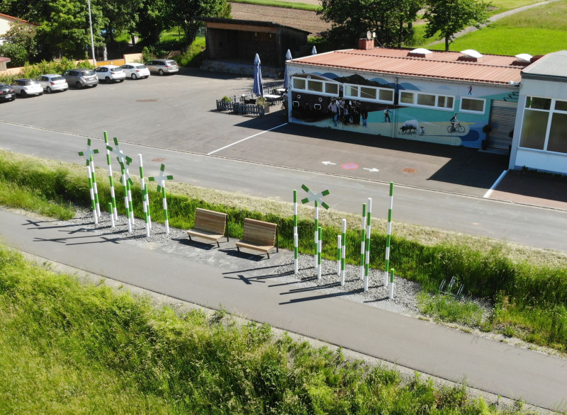 Rhönexpress, Bahn-Radweg