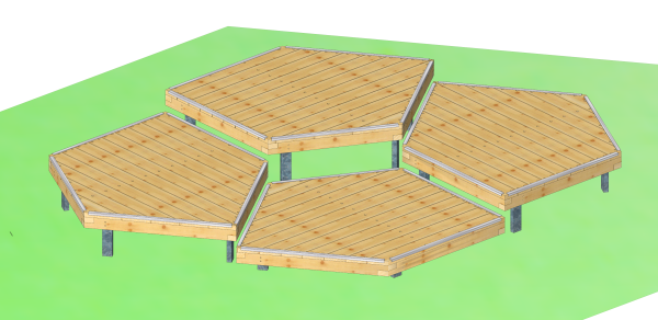 Sitzpodest "Quadro Penta"