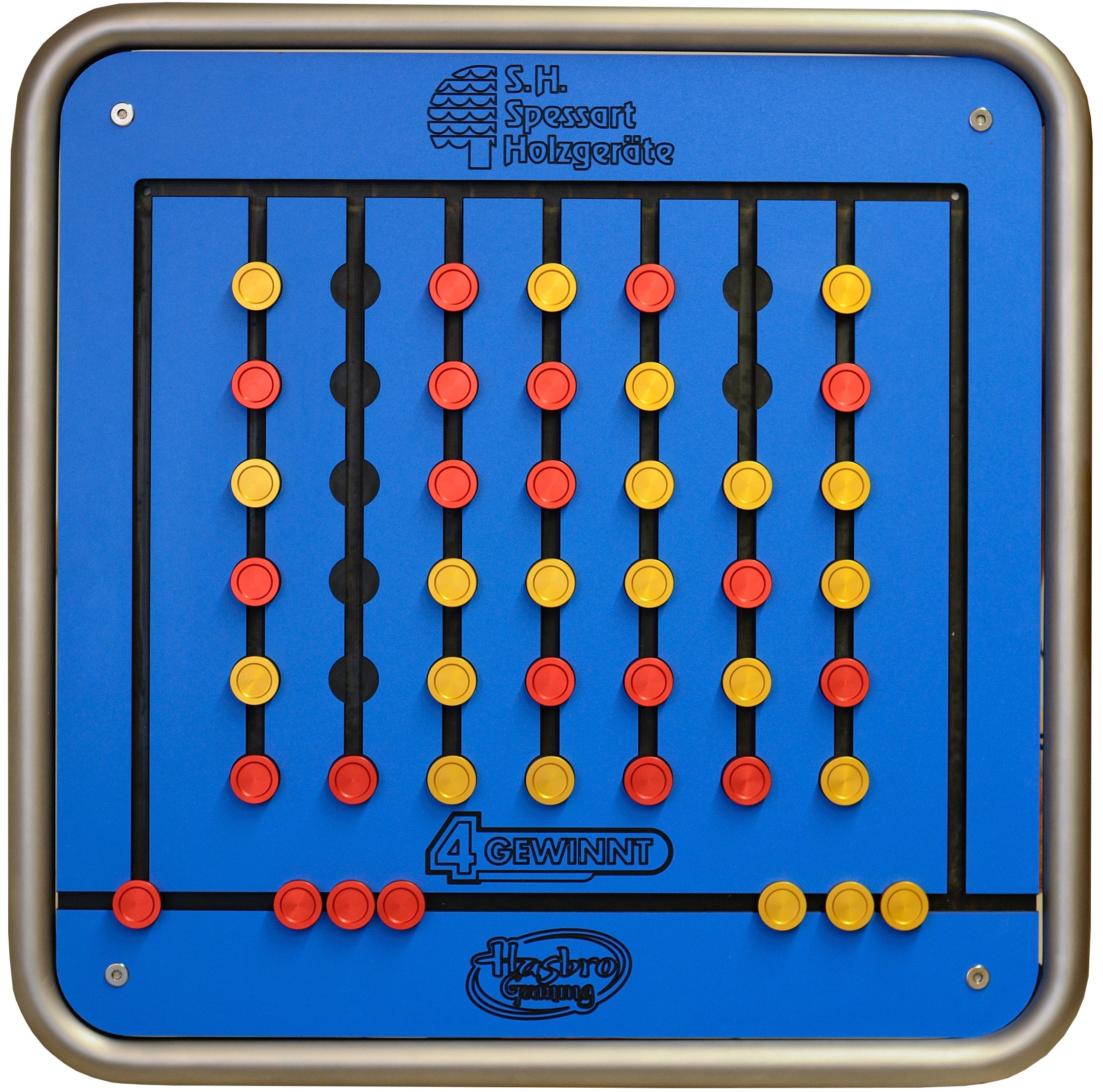 Spielbrett "Vier gewinnt" mit integrierten Spielsteinen | S.H. Spessart