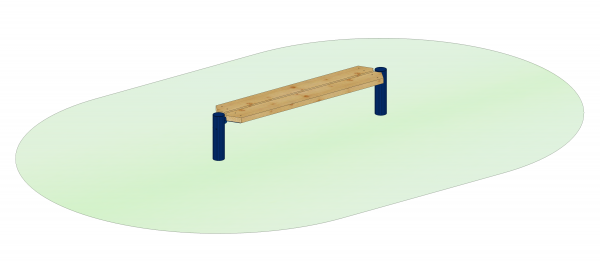 Endlosbank - Sitzhöhe 35 cm - Grundelement