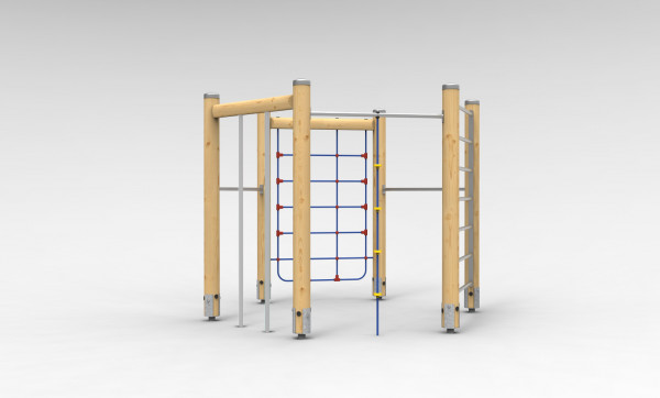 Kletter-Sechseck Höhe 200 cm