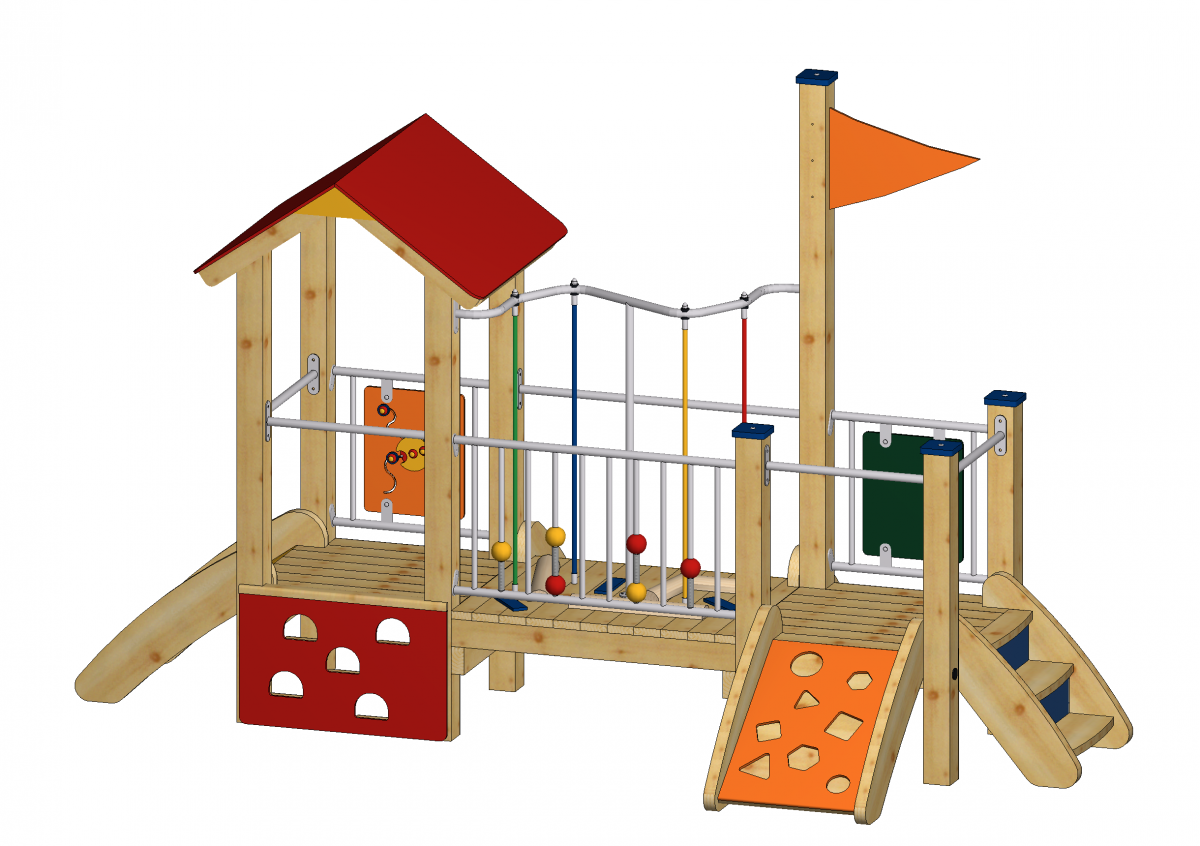 ClevermotoSpielanlage "Galileo" U3Spielgeräte Spielplatzgeräte